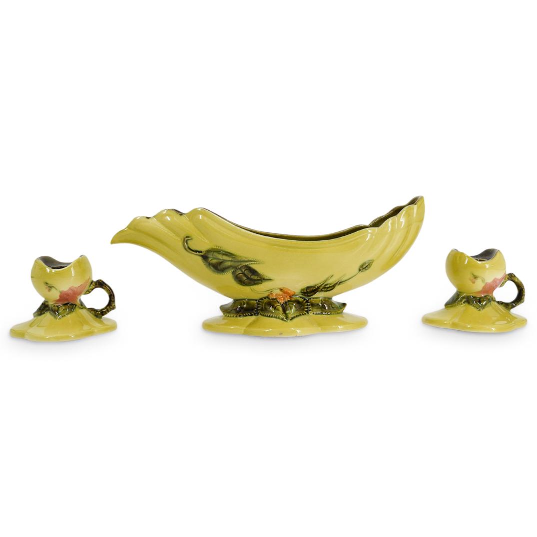 (3 pc) Hull Porcelain Set (1 of 12)