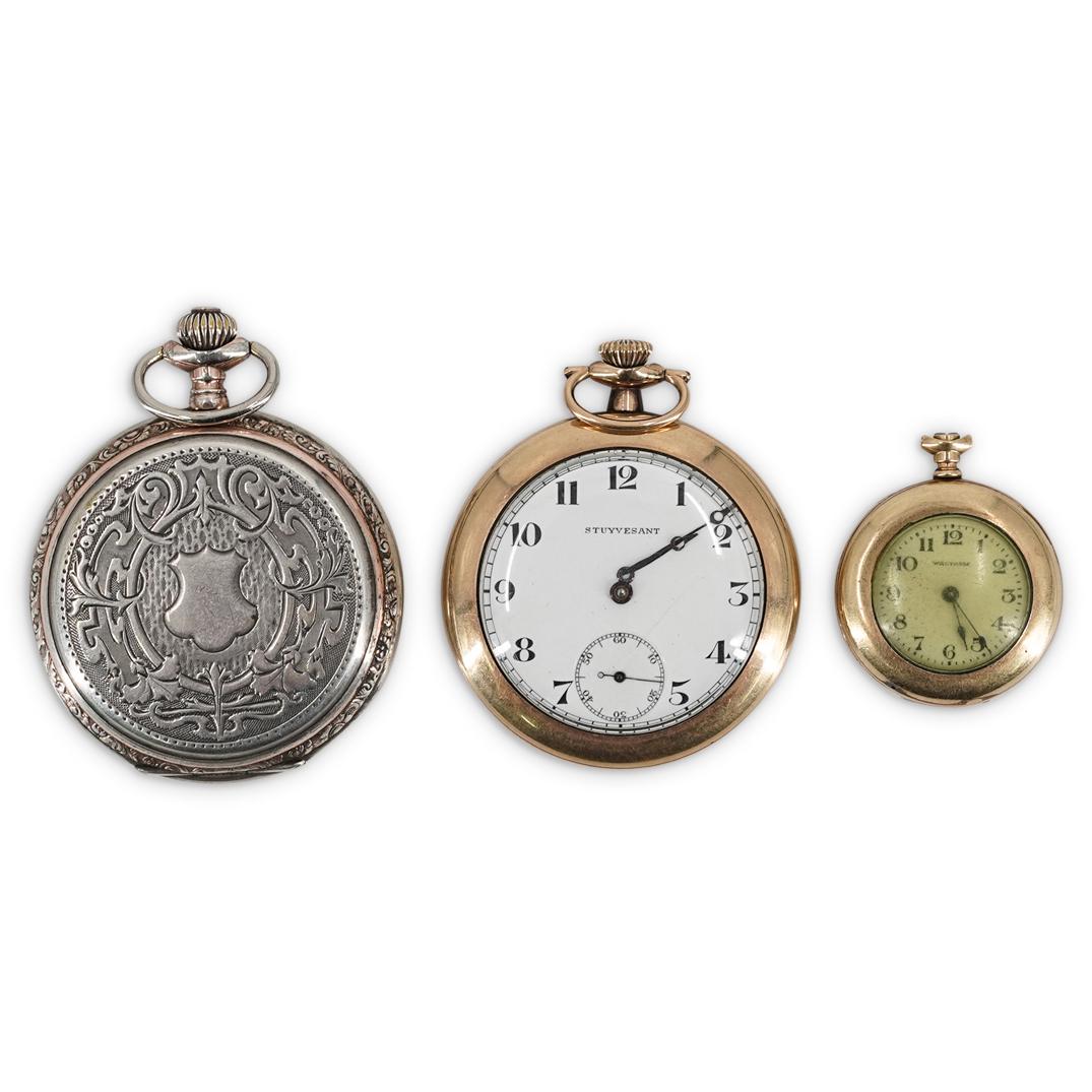 (3 pc) Waltham Pocket Watch Lot (1 of 8)