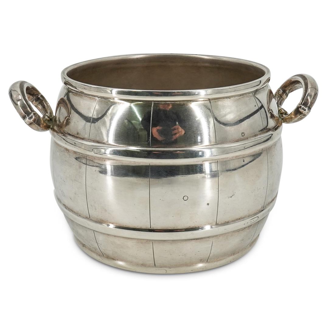 Camusso Peruvian Sterling Silver Handled Ice Bucket (1 of 5)
