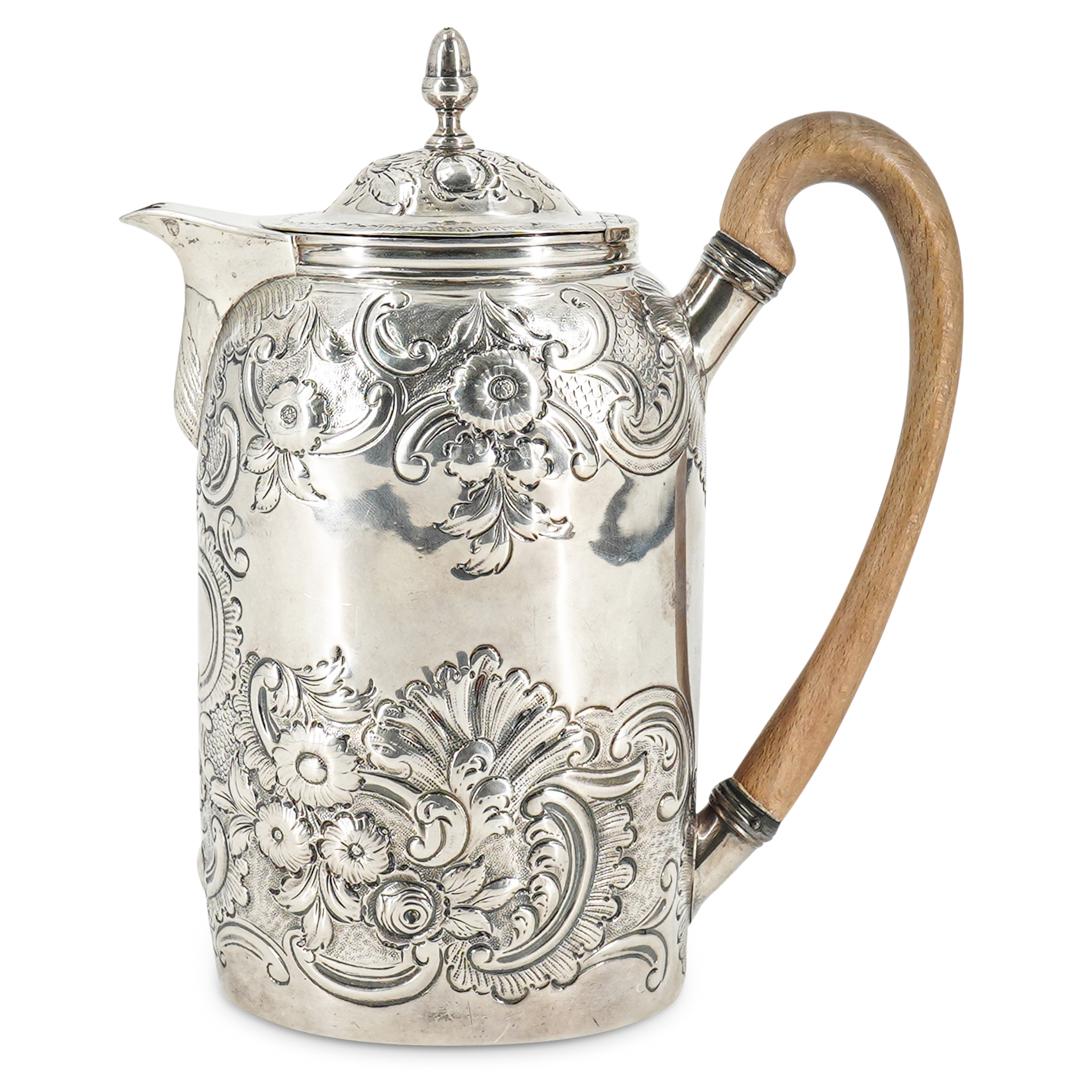 English Sterling Silver Teapot (1 of 5)