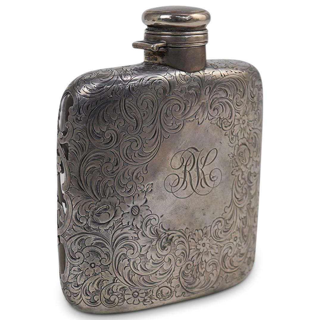 Gorham Sterling Silver Flask Bottle (1 of 4)