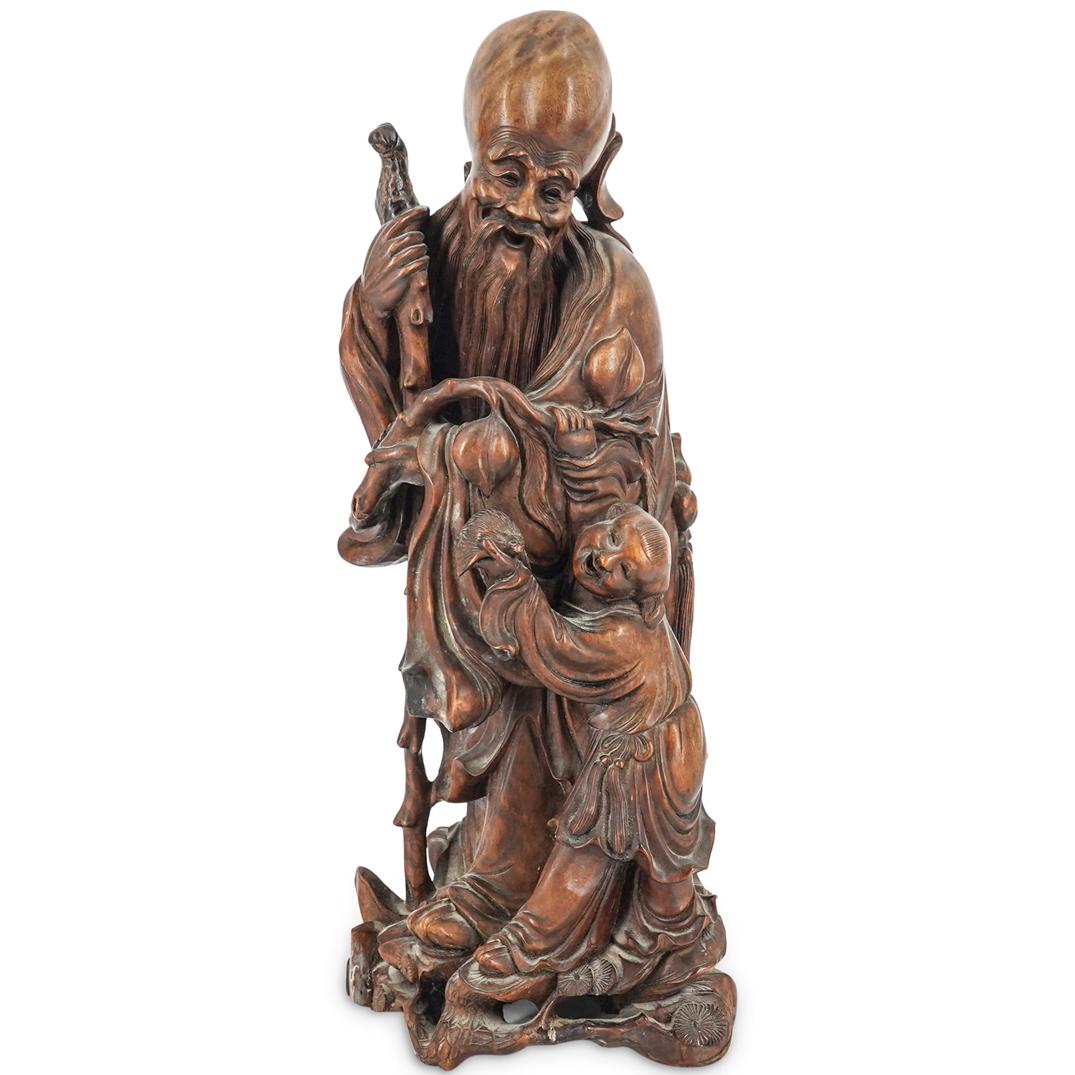 Wooden Xian Figure (1 of 9)