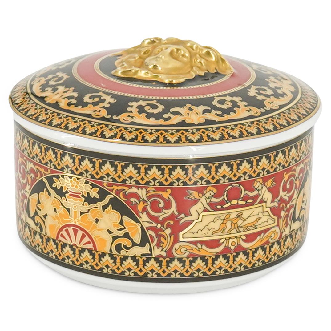 Rosenthal Versace "Medusa" Porcelain Lidded Box (1 of 7)