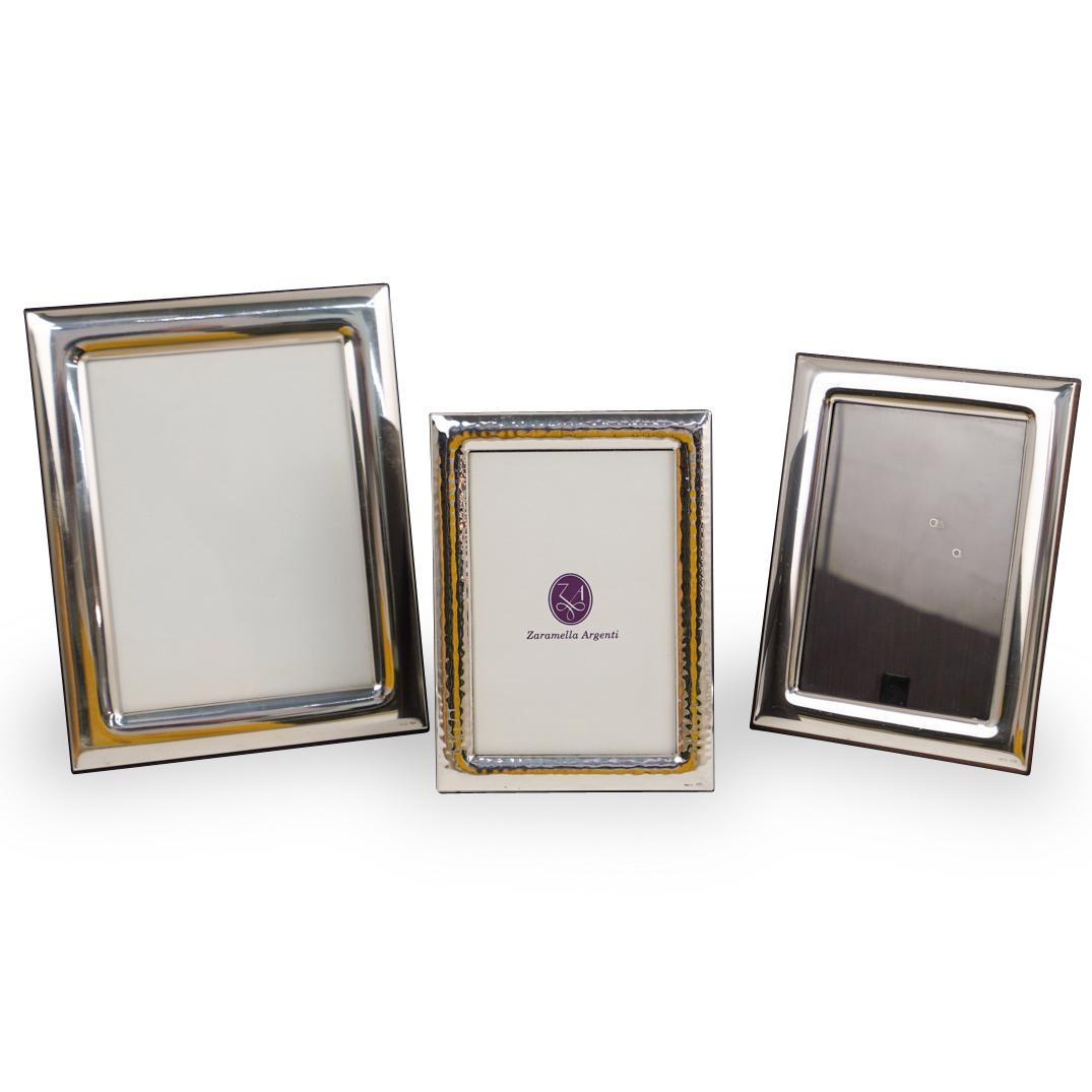 (3 Pc) Zaramella Argenti Sterling Picture Frames (1 of 6)