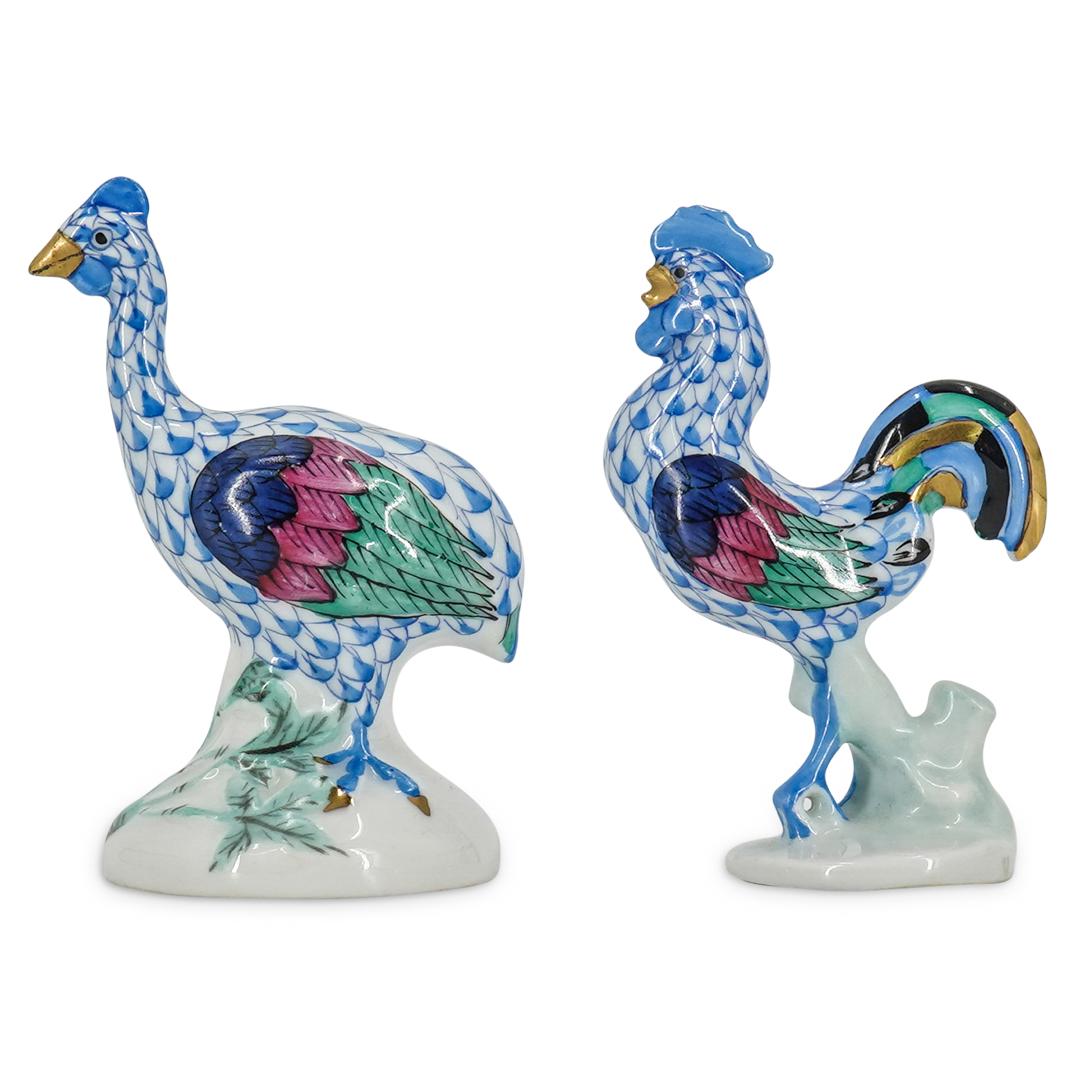 (2 pc) Herend Porcelain Miniature Bird Figurines (1 of 5)