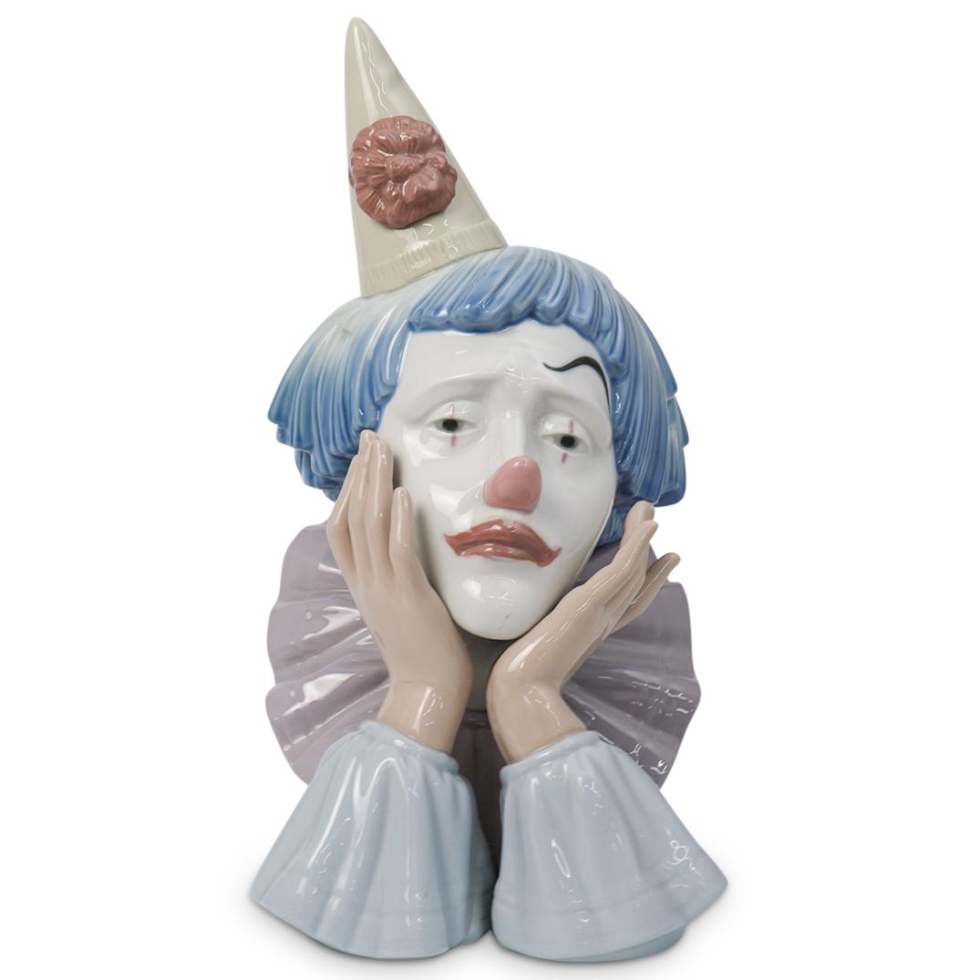 Large Lladro Clown Bust (1 of 3)