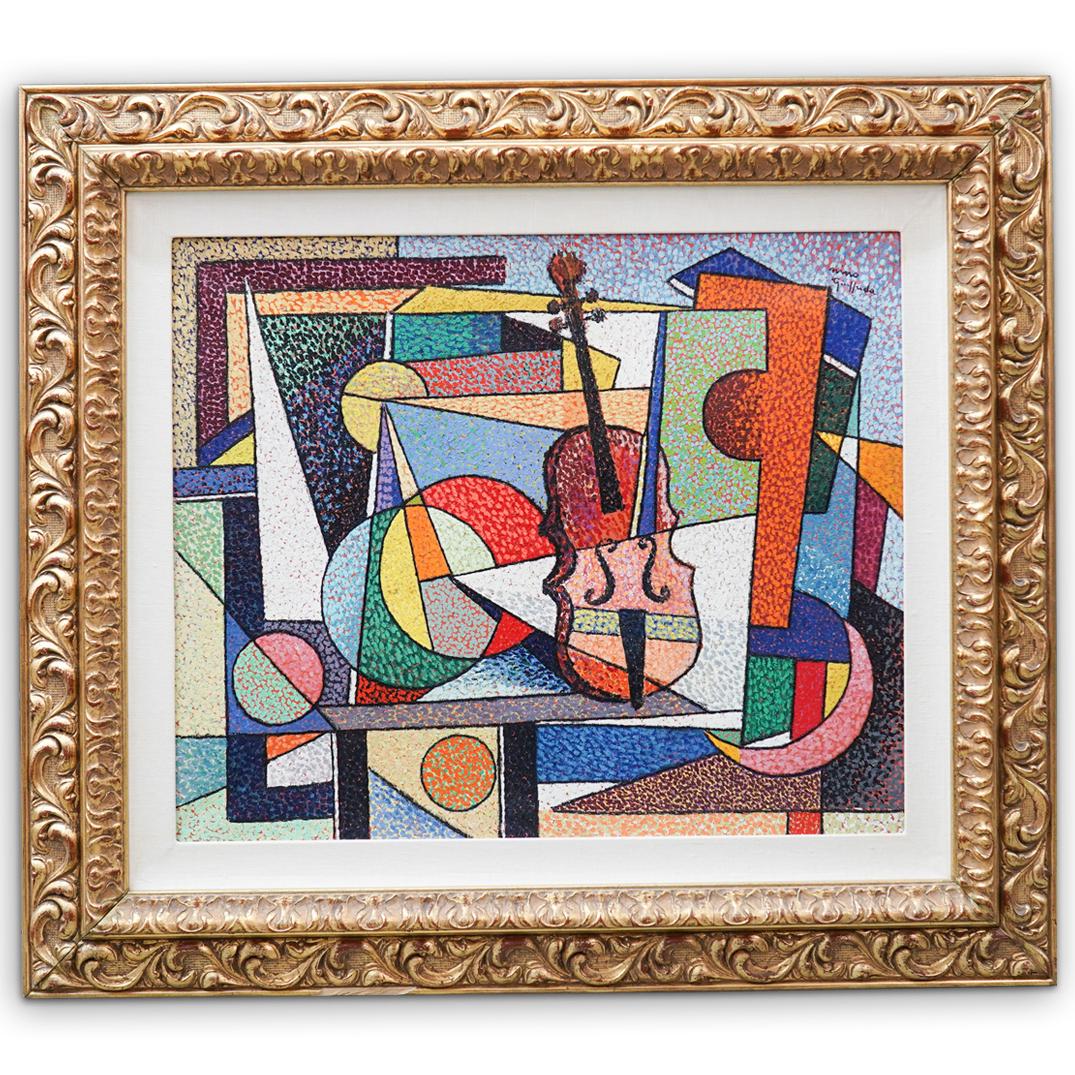 Nino Giuffrida (Italian, born 1924) Oil on Canvas (1 of 9)