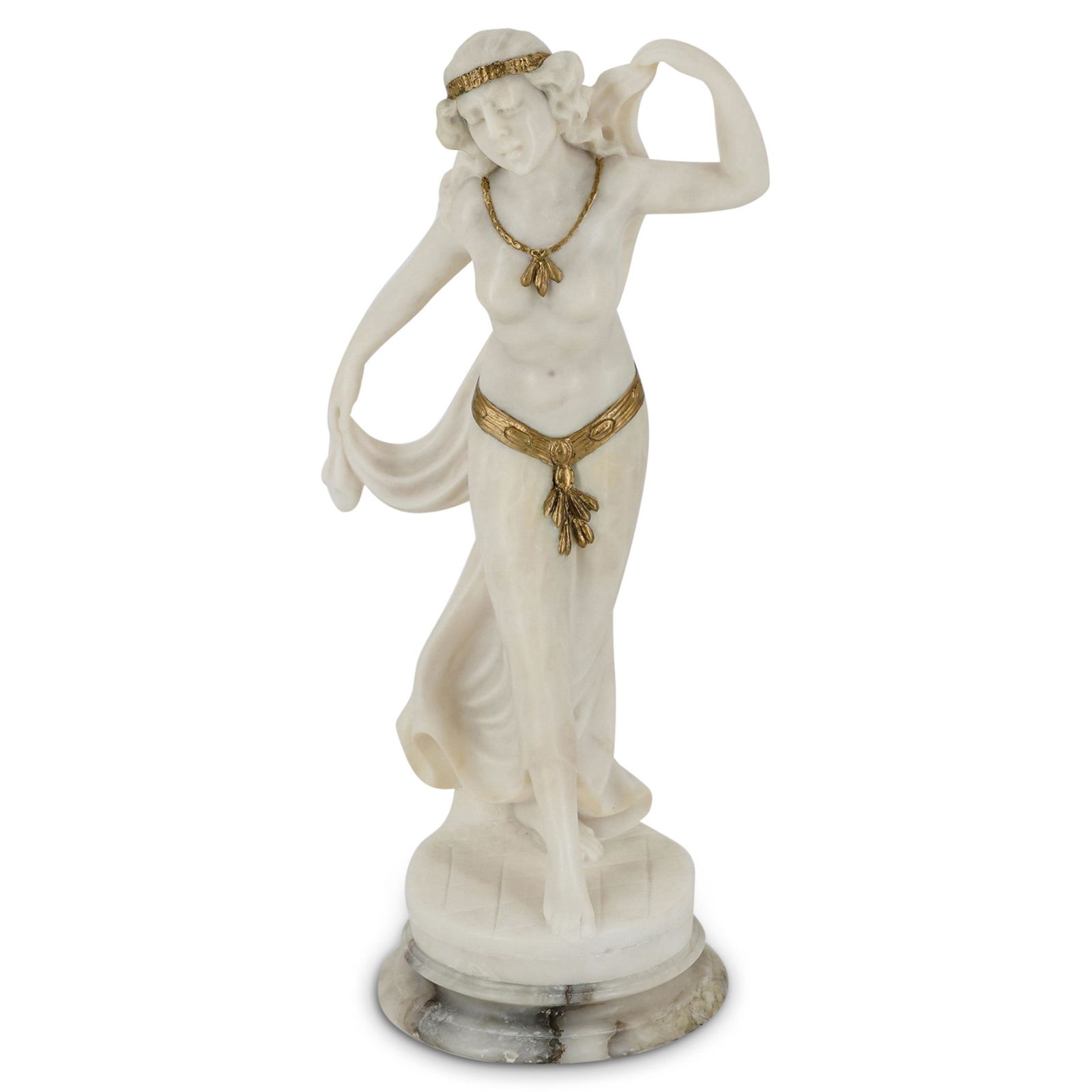 "Salome" Alabaster Statue Attributed To Vittorio (1 of 9)