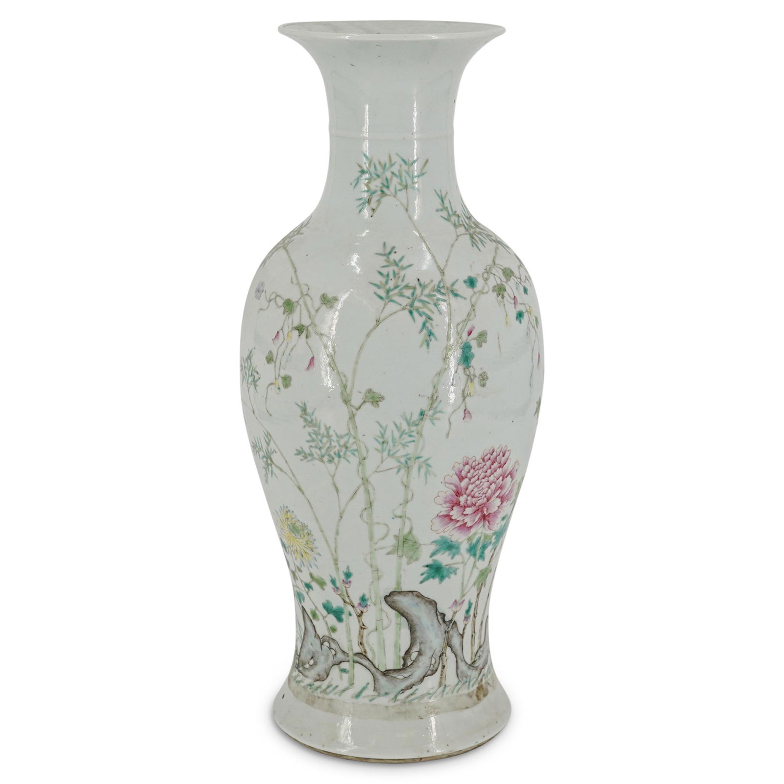19th Cent. Famille Rose Vase (1 of 7)