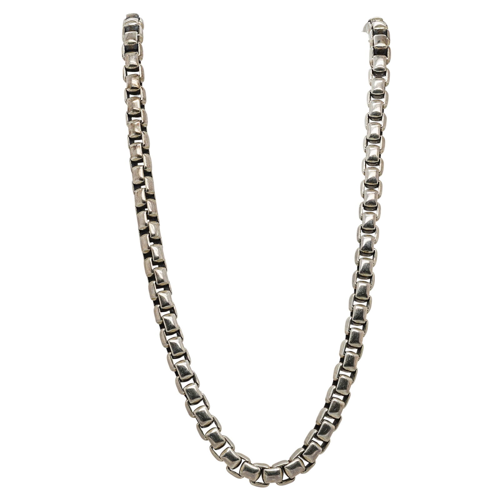 David Yurman Silver Chain Necklace 18 Inch David Yurman