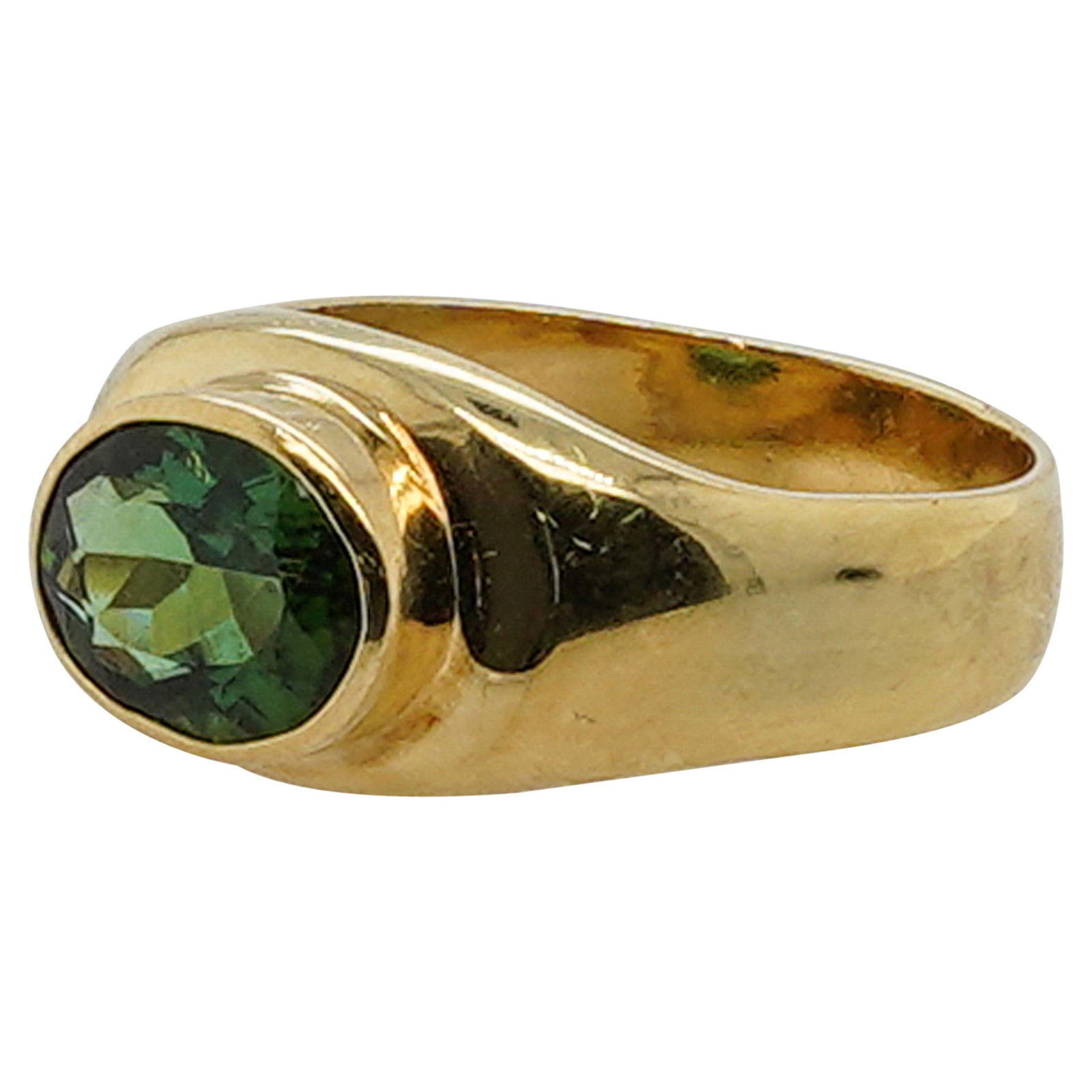18k Gold and Tourmaline Ring (1 of 4)
