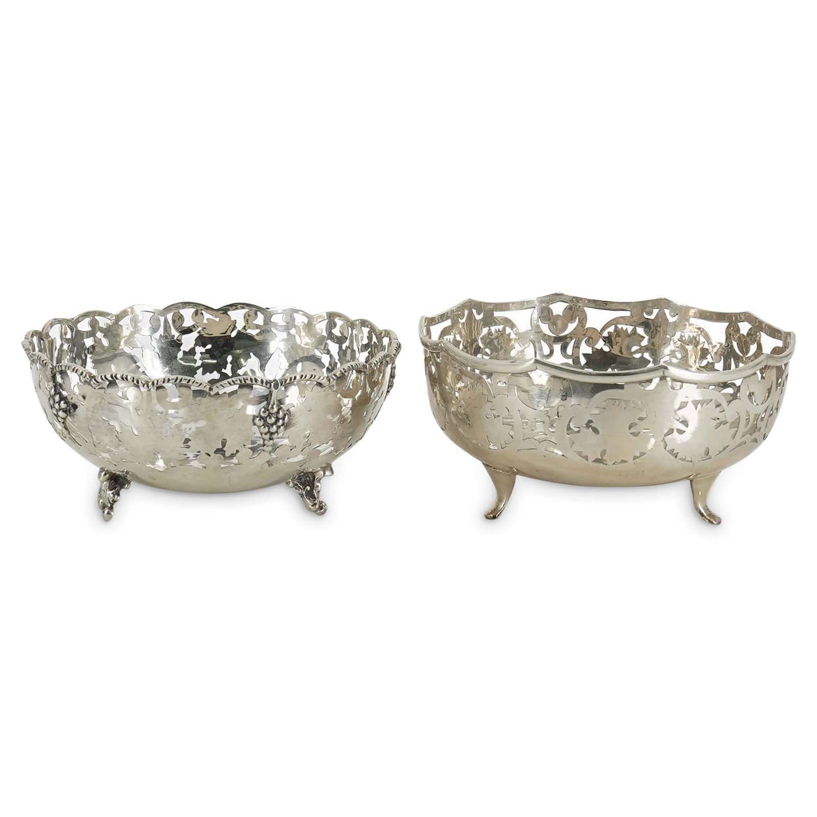 (2 Pc) Colombian 900 Silver Bowls (1 of 6)
