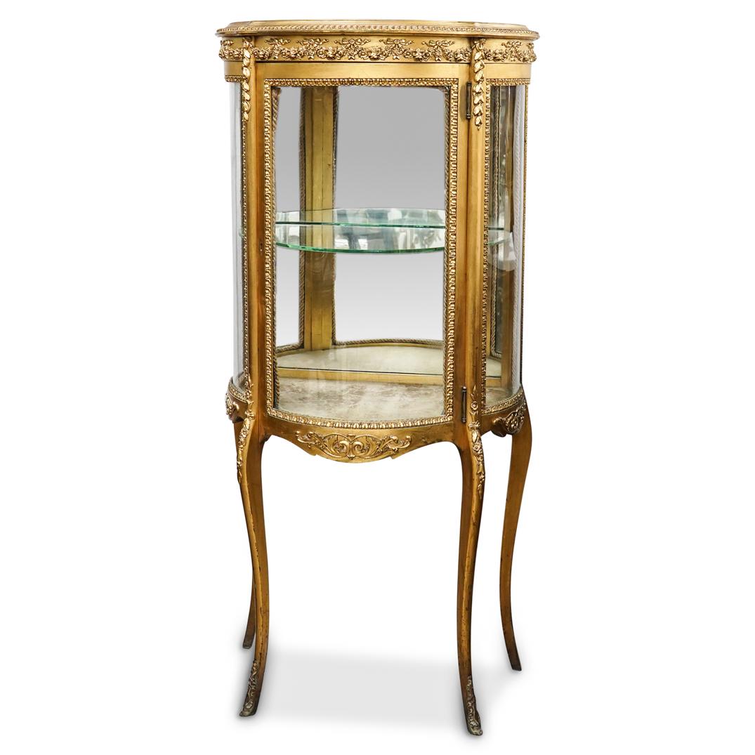 Antique French Giltwood Vitrine (1 of 14)