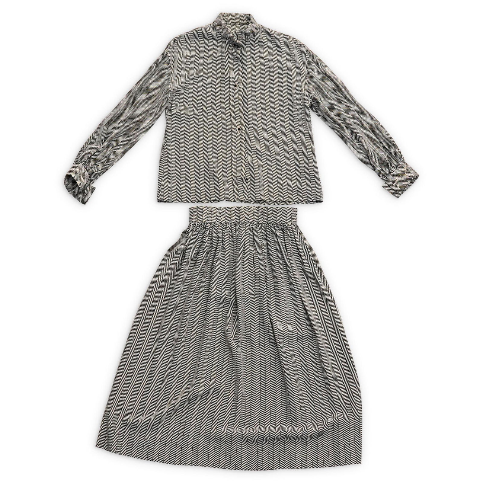(2 Pc) Galanos Ladies Blouse & Skirt Set (1 of 7)