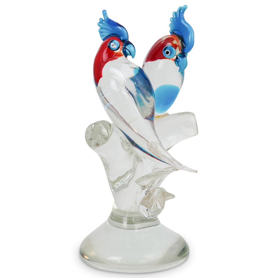 Elio Raffaeli (B. 1936) Murano Glass Bird Sculpture (1 of 7)