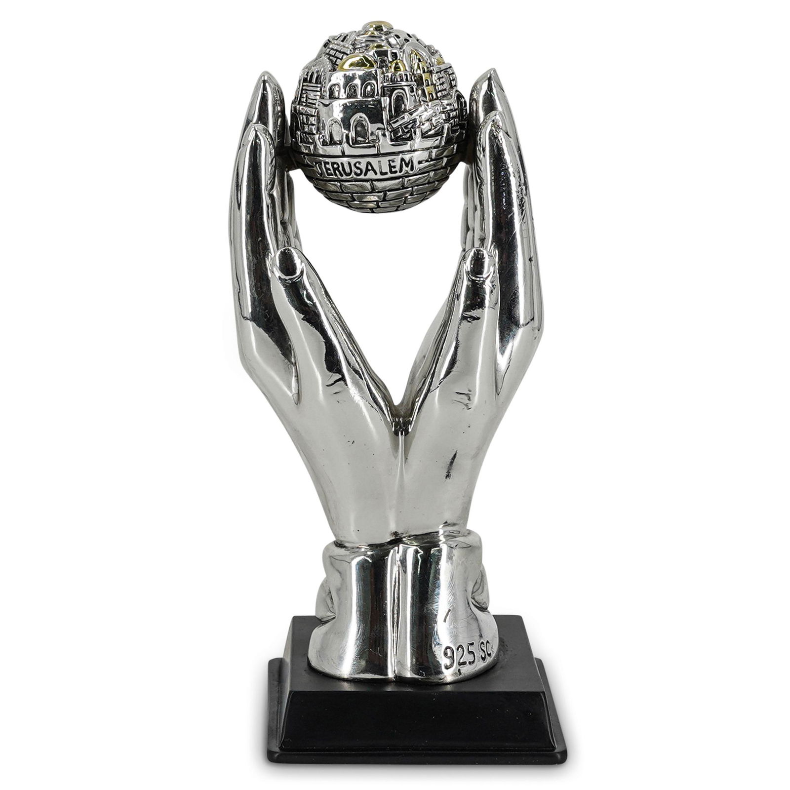 Judaica .925 Silver Plated Sculpture (1 of 6)