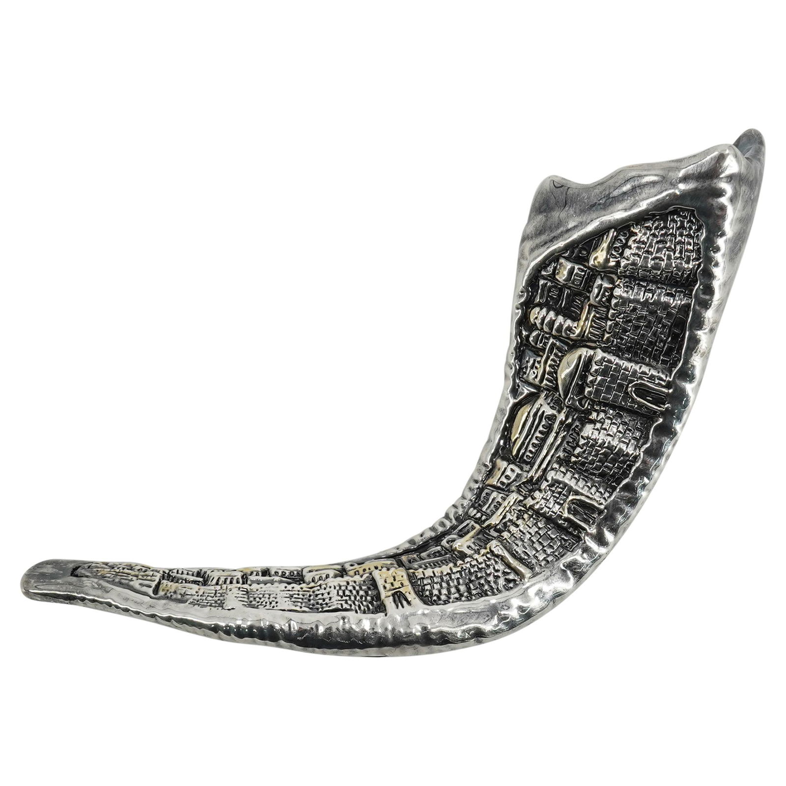 Judaica .Sterling Silver Shofar (1 of 7)