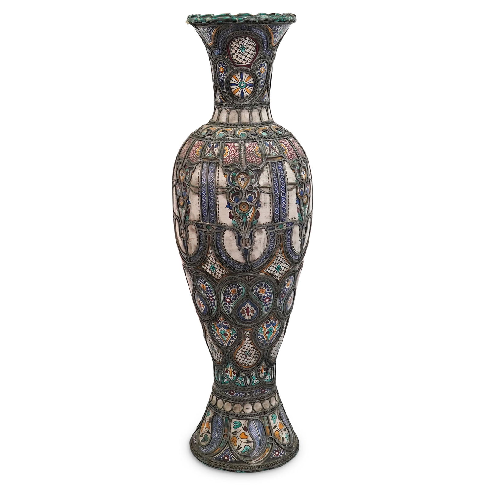 Large Moroccan Ceramic Vase (1 of 7)