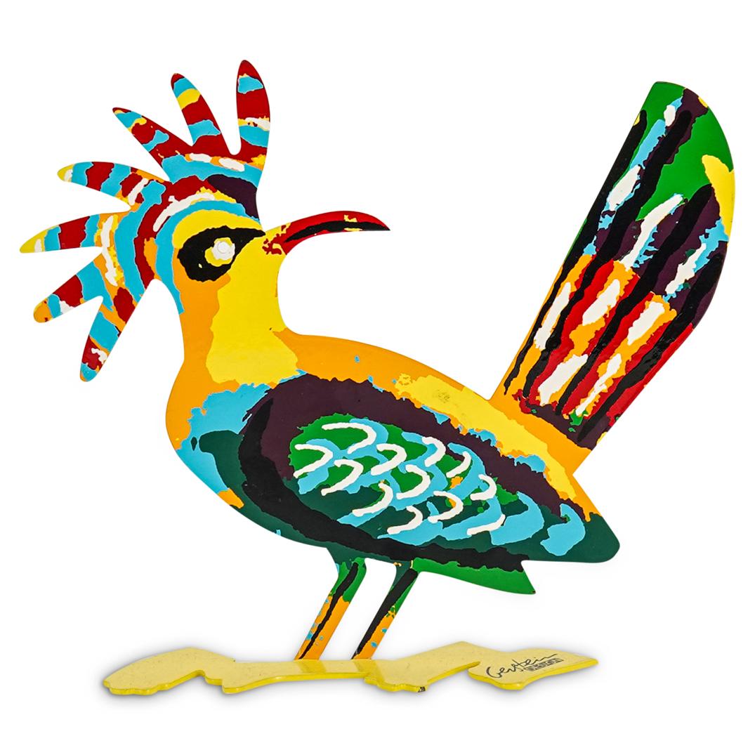 D.Gerstein "Zfat Bird" Metal Art Bird Sculpture (1 of 7)