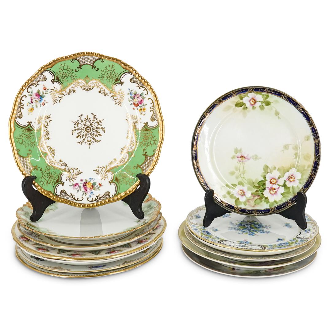 (13 Pc) Porcelain Plates Grouping Set Collection (1 of 12)