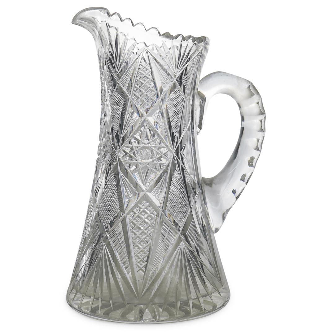 American Brilliant Cut Crystal Water Pitcher (1 of 4)