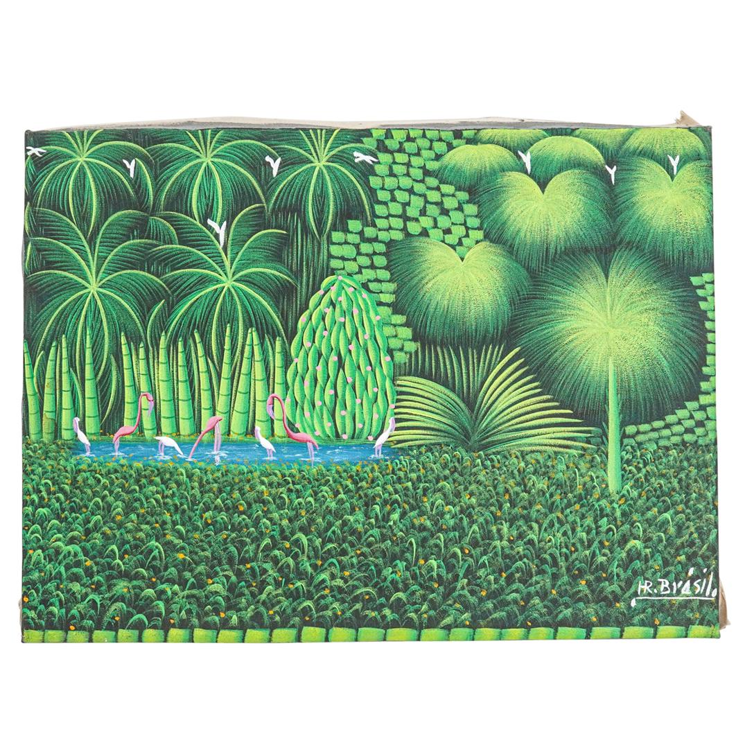 Henri Robert Bresil (Haiti, 1952) Acrylic on Canvas (1 of 6)