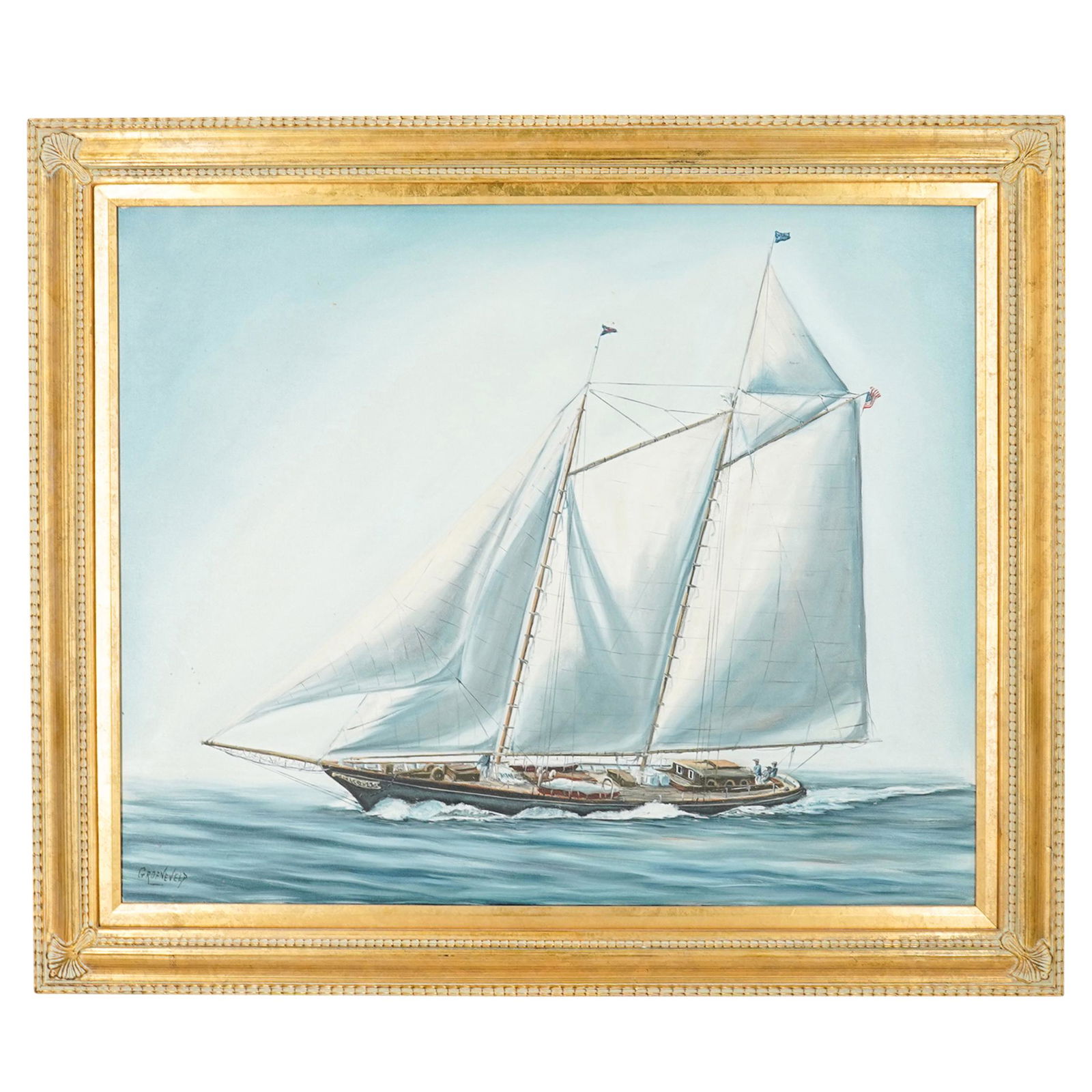 E. Groeneveld (American, 20th Cent.) Marine Oil (1 of 4)