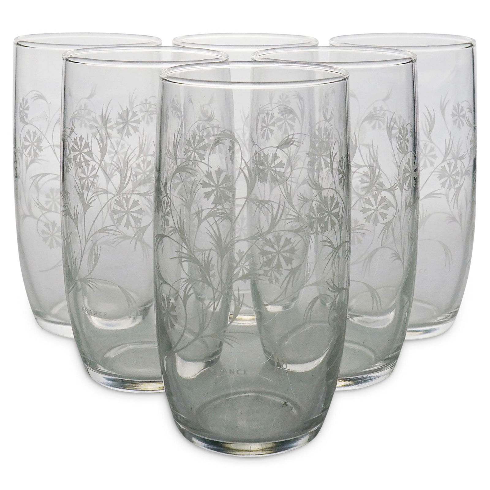 (6 Pc) French Glassware Grouping Set (1 of 5)