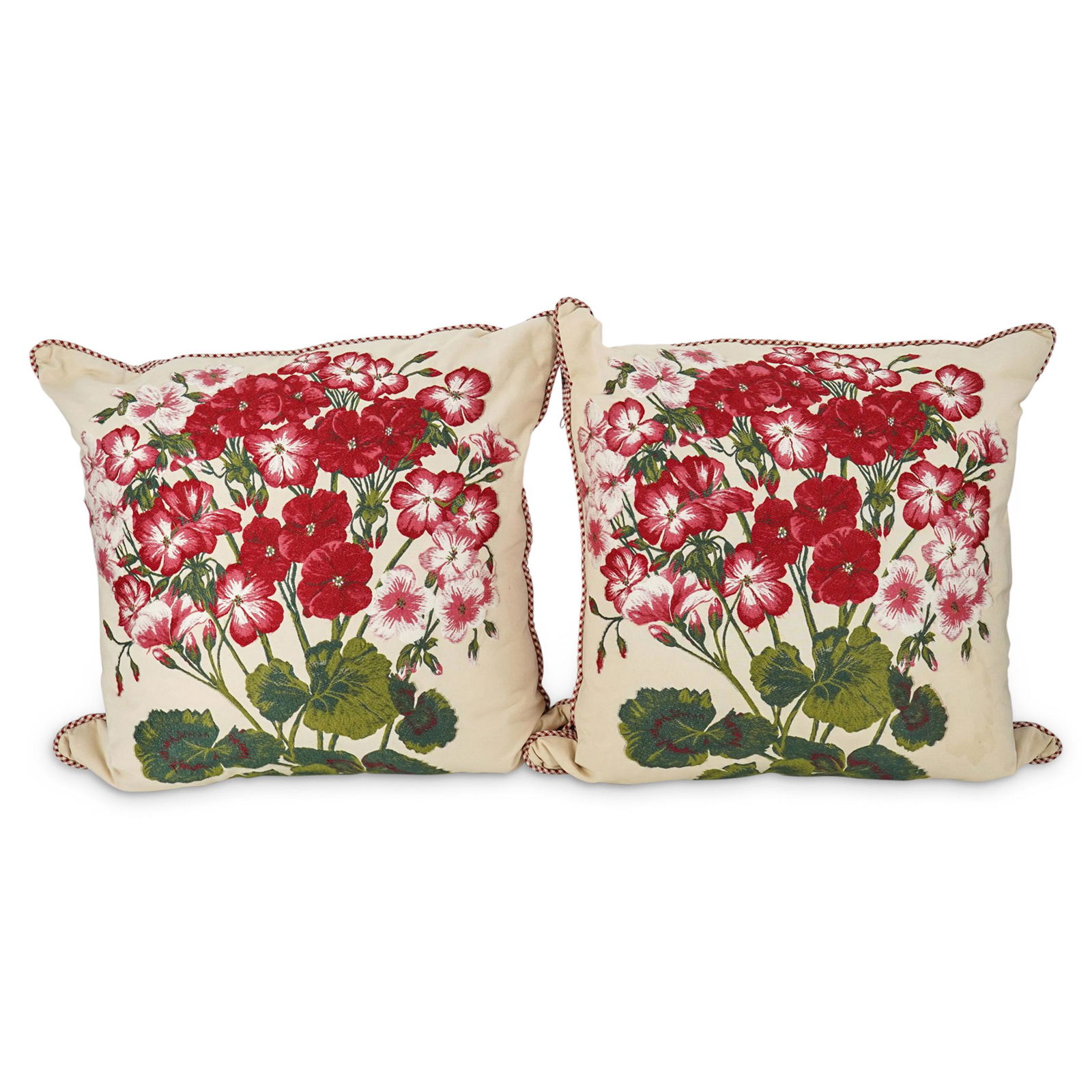 (2 Pc) Designer Large Embroidered Cushions (1 of 6)