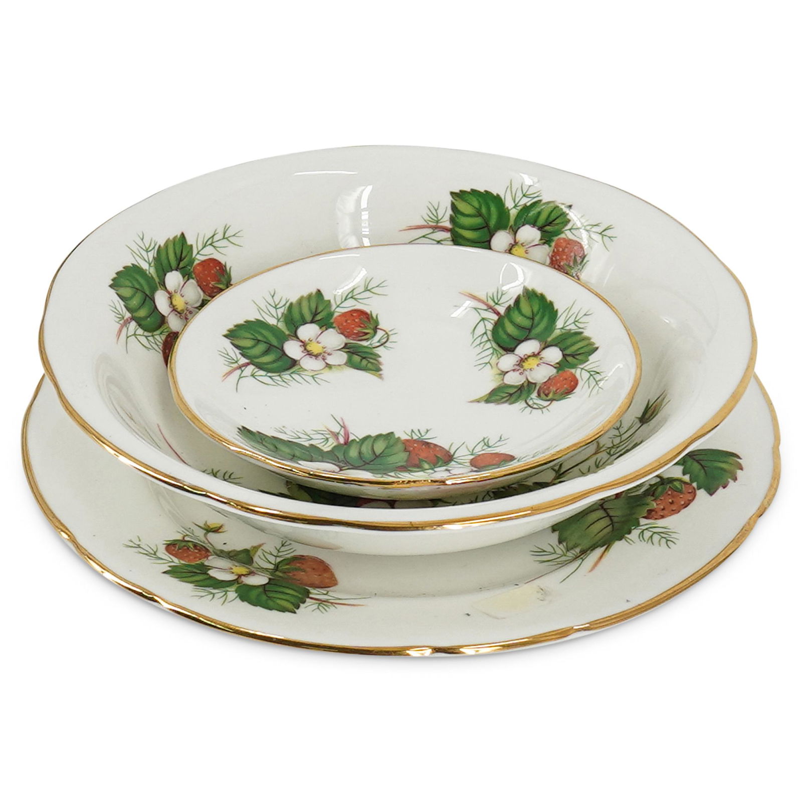 (3 Pcs) Christian Dior Porcelain Plates Set (1 of 4)