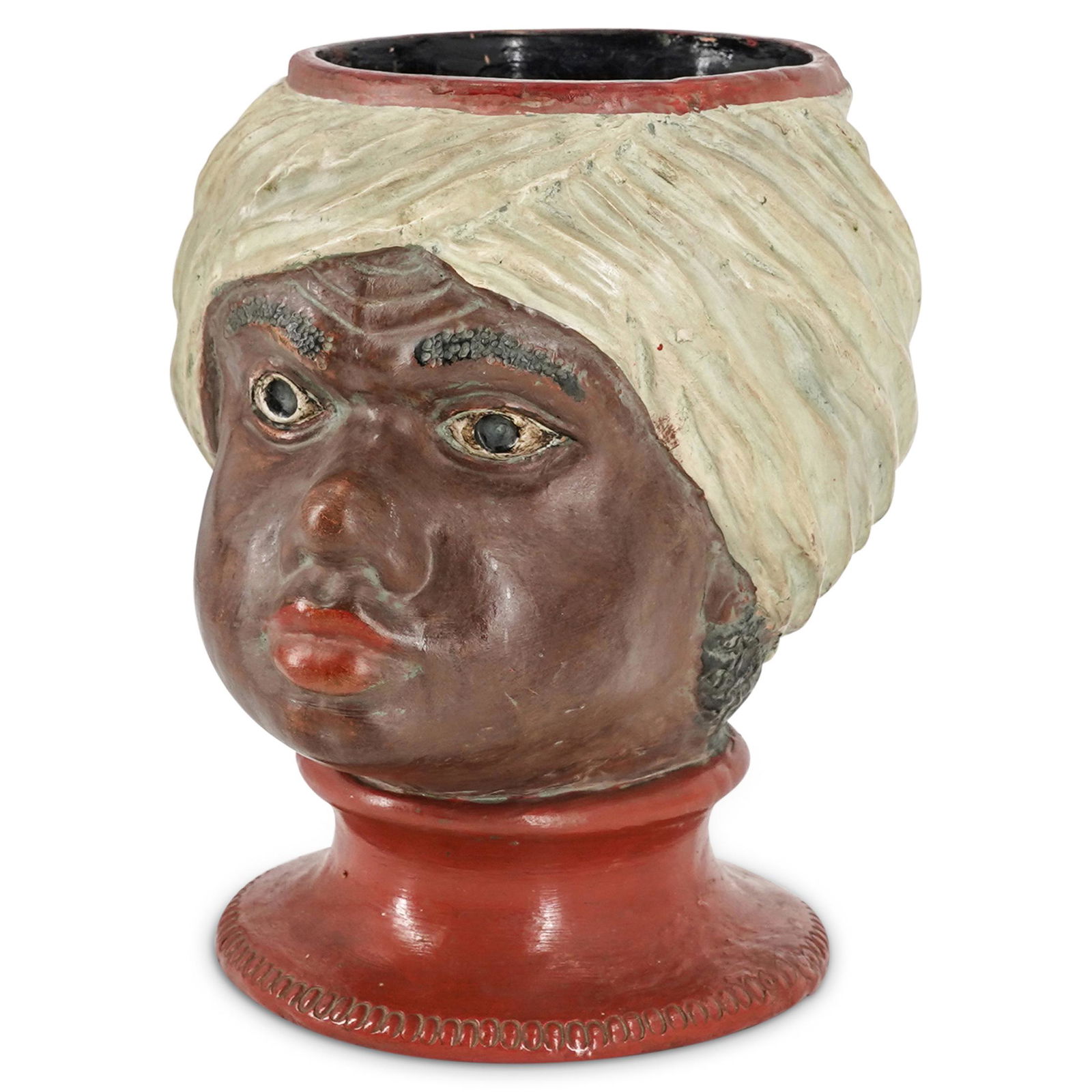 Italian Terracotta Figural Nubian Planter (1 of 8)