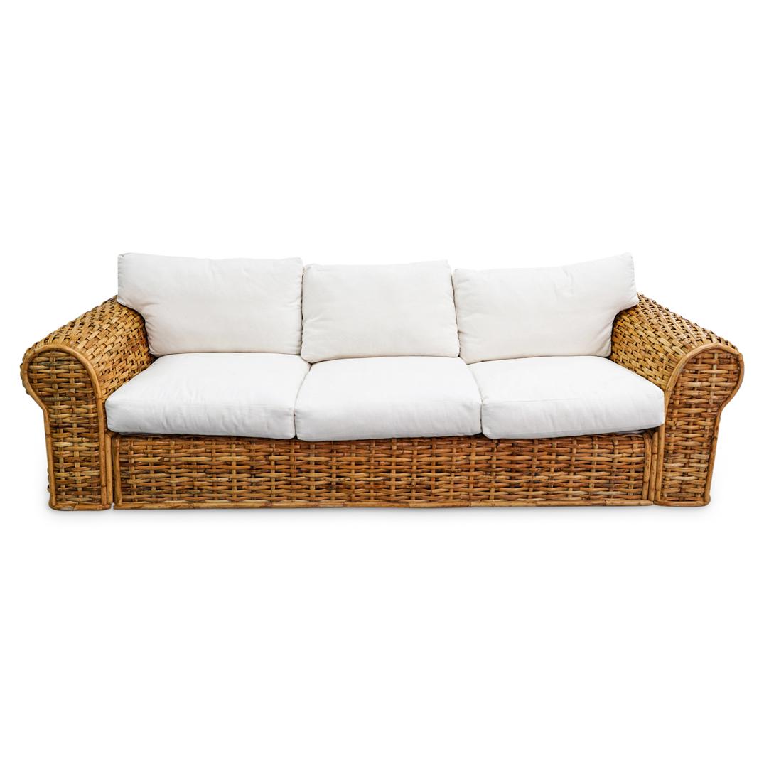 Ralph Lauren Rattan Sofa (1 of 12)
