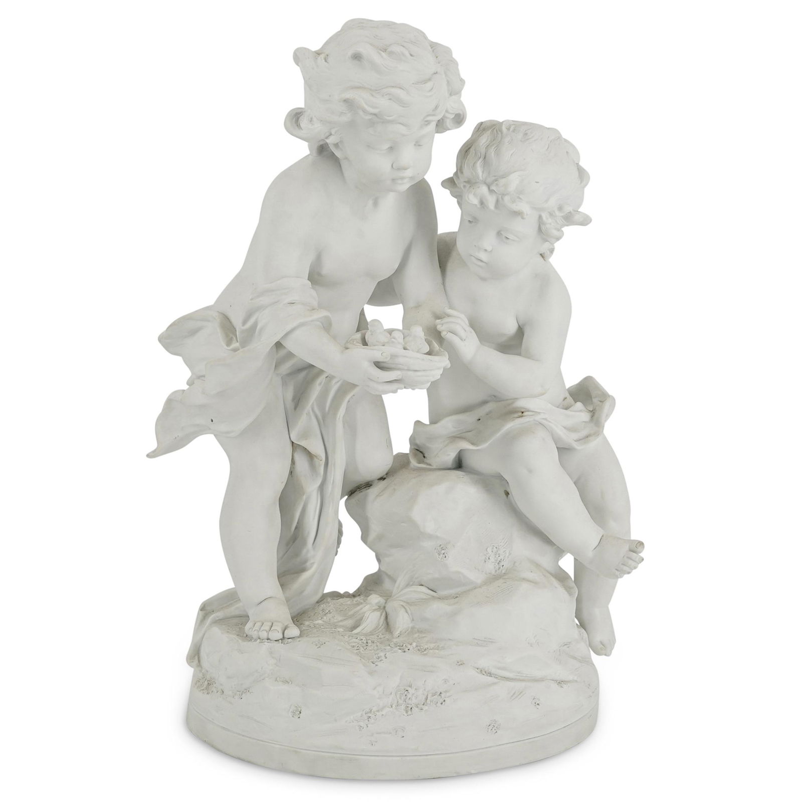 European White Porcelain Group Sculpture (1 of 7)