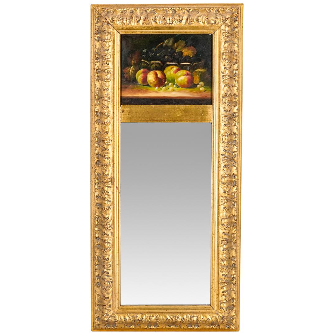 Framed Mirror With Hand-Painted Still Life (1 of 1)