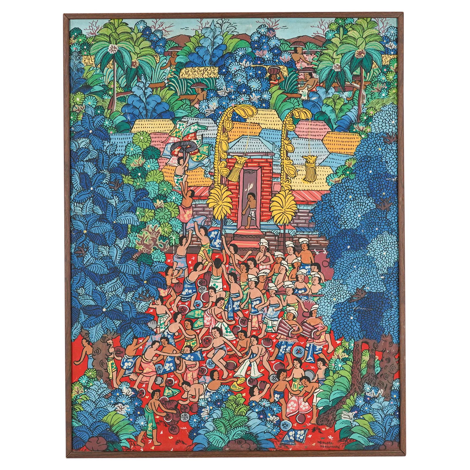 Indonesian Oil Painting On Canvas Board (1 of 7)