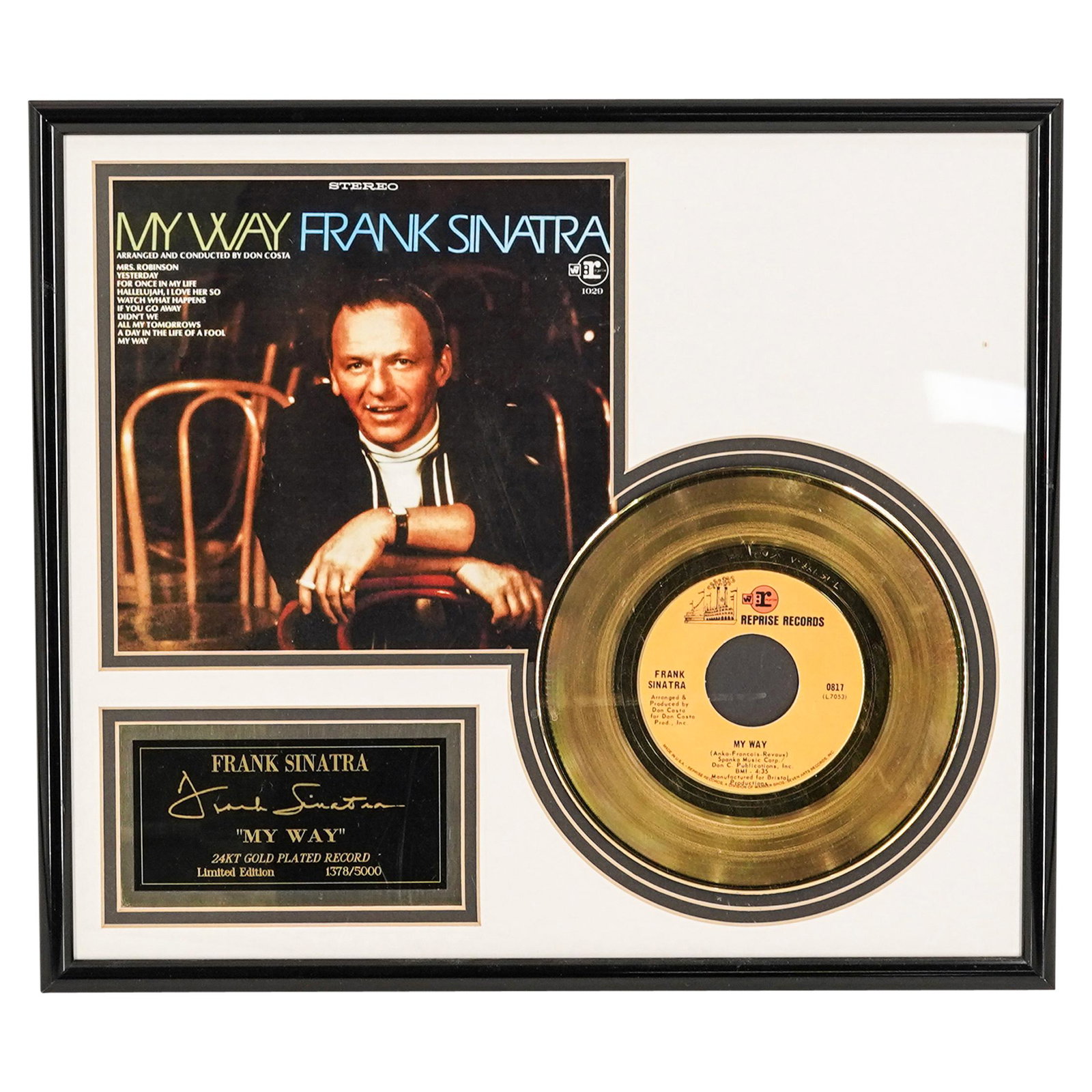 Frank Sinatra Limited Edition Gold Plated "My Way" (1 of 6)