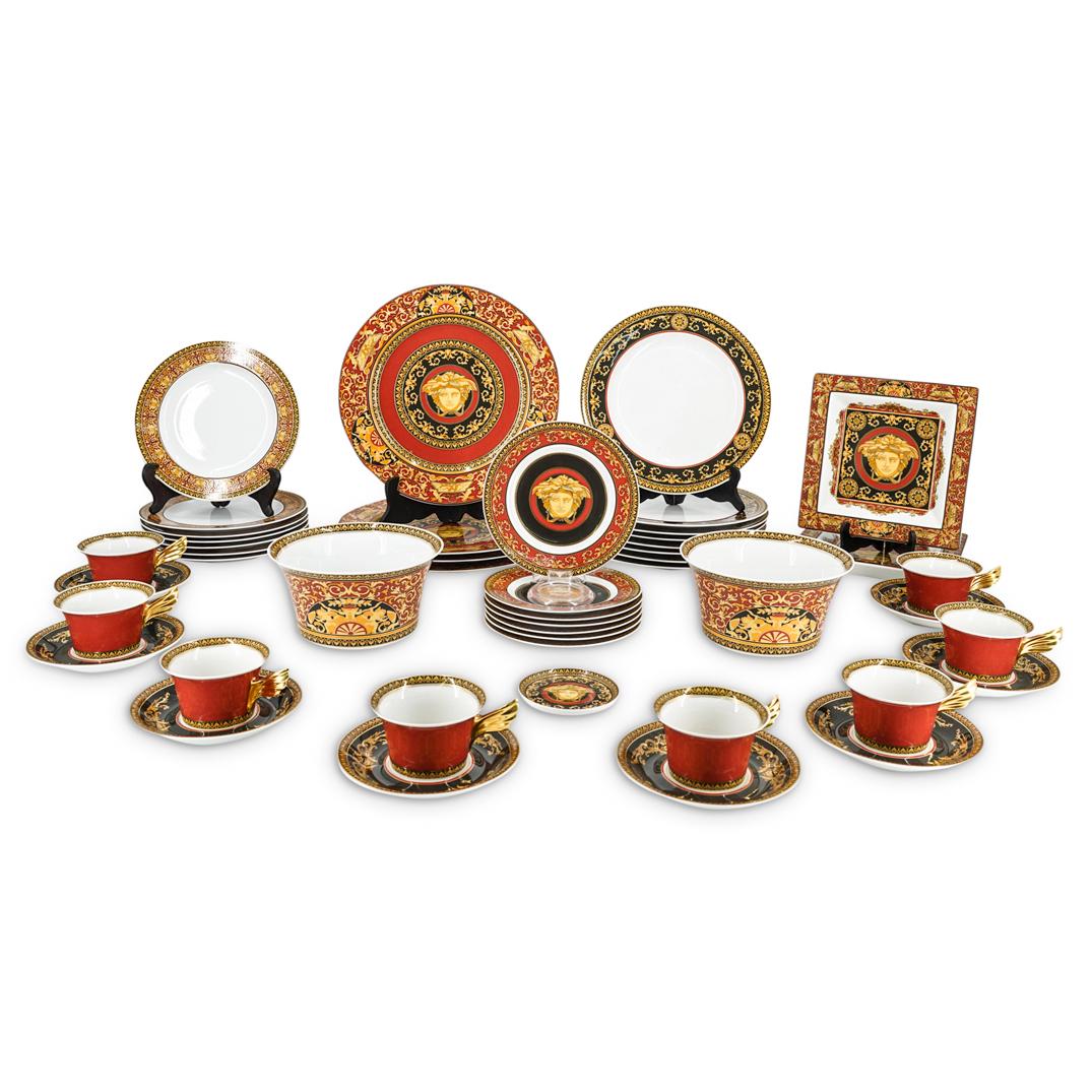 (47 Pc) Versace Rosenthal "Medusa" Porcelain Dinnerware (1 of 12)
