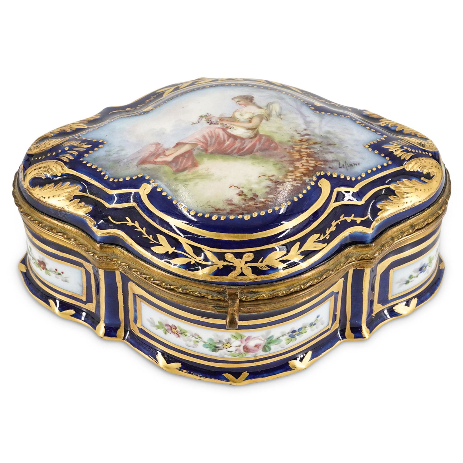 19th Century French Sevres Porcelain Box (1 of 10)