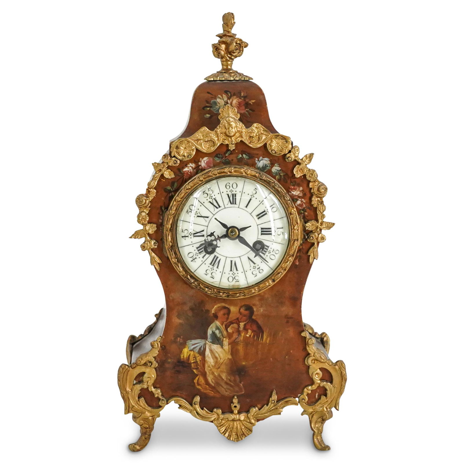 Vernis Martin Wood And Bronze Clock (1 of 10)