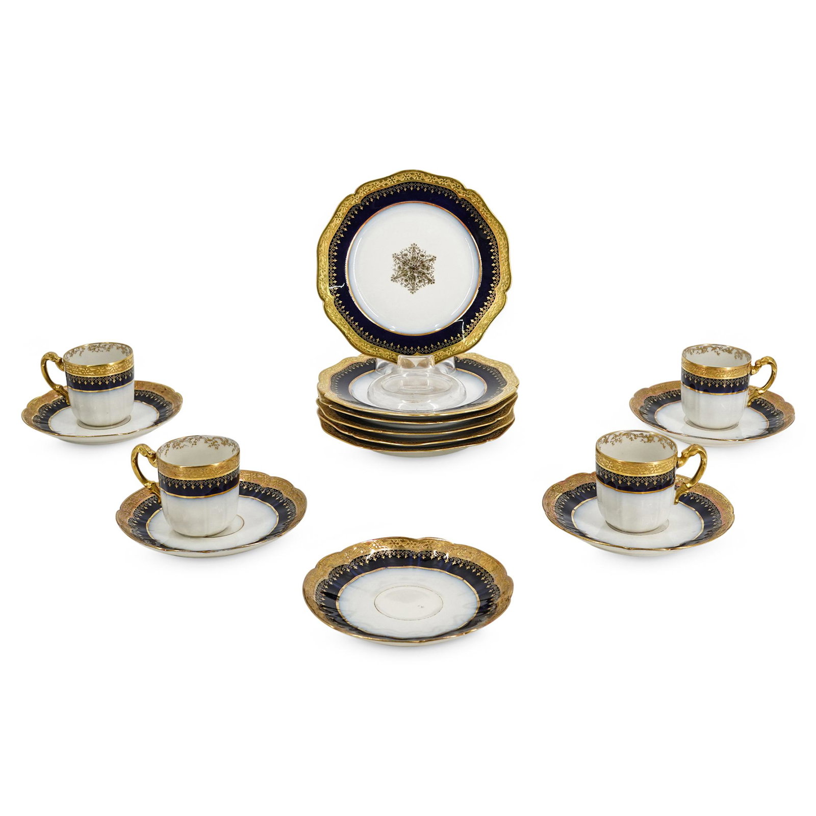 (15 Pc) Wm. Guerim & Co. Limoges Porcelain Set (1 of 9)