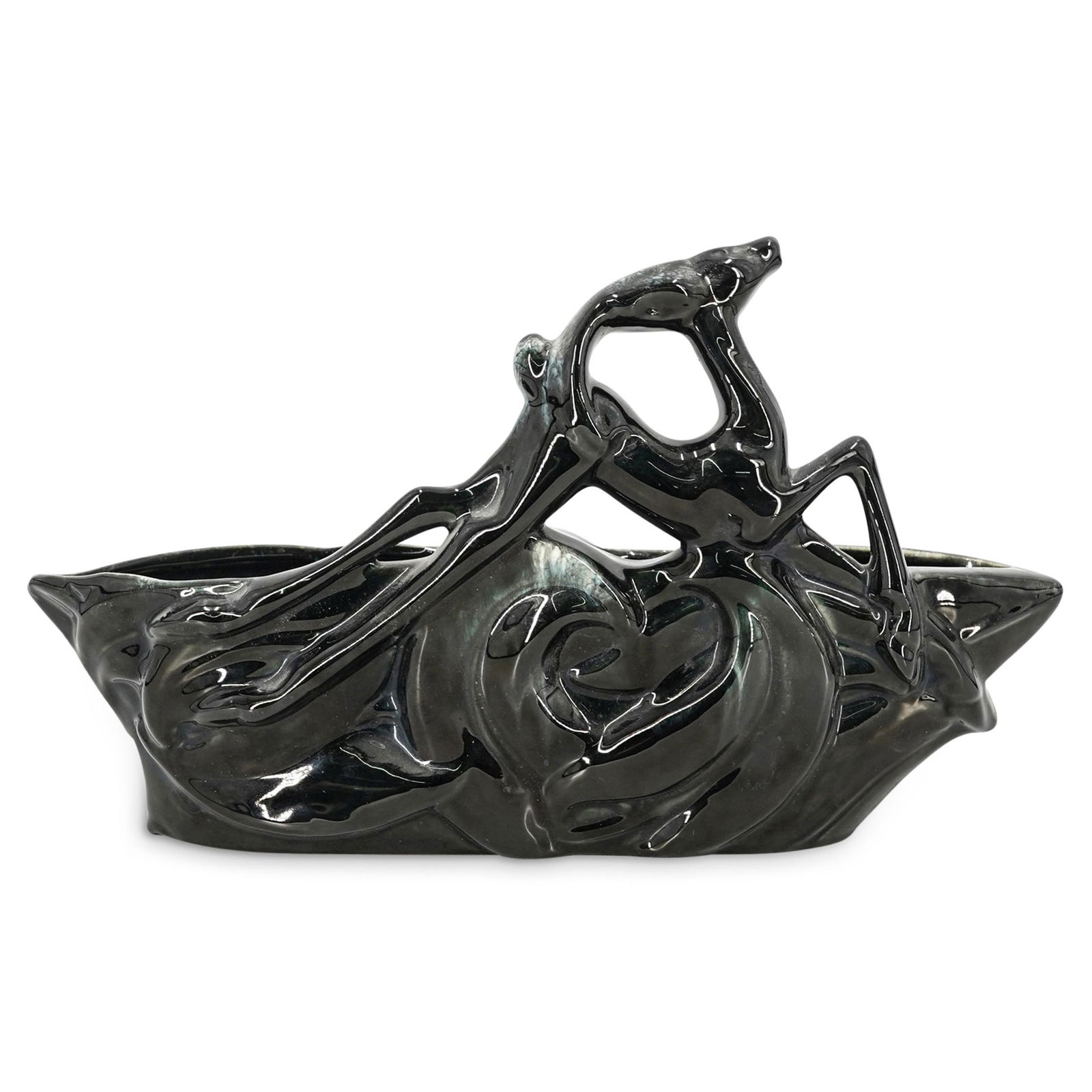 Art Deco Ibex Planter Lamp (1 of 7)