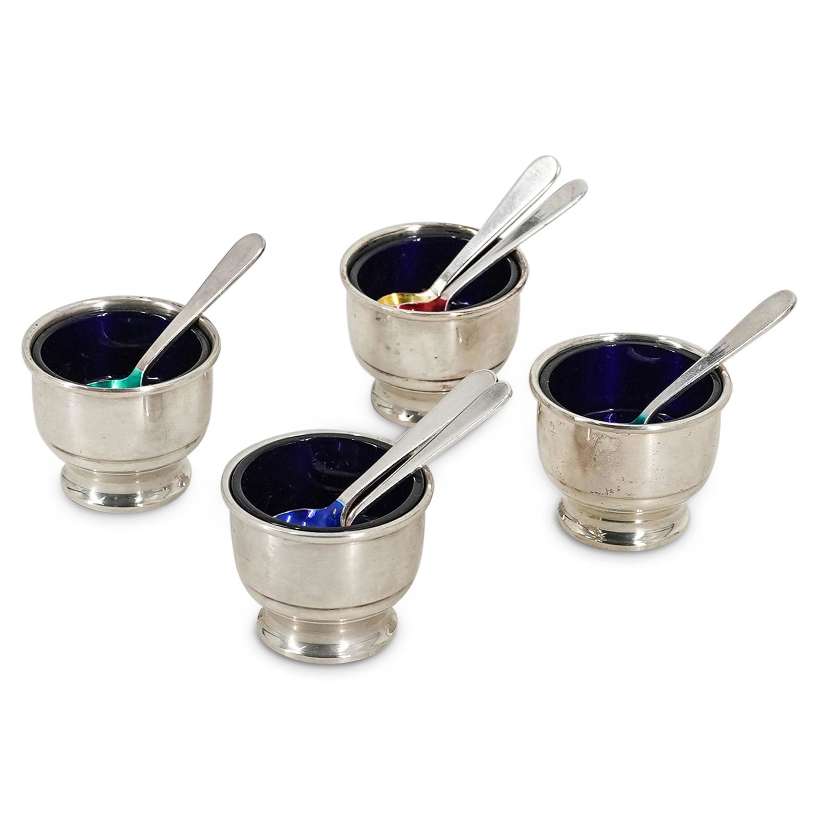 (10Pc) Sterling Silver Salt Cellar Set (1 of 9)