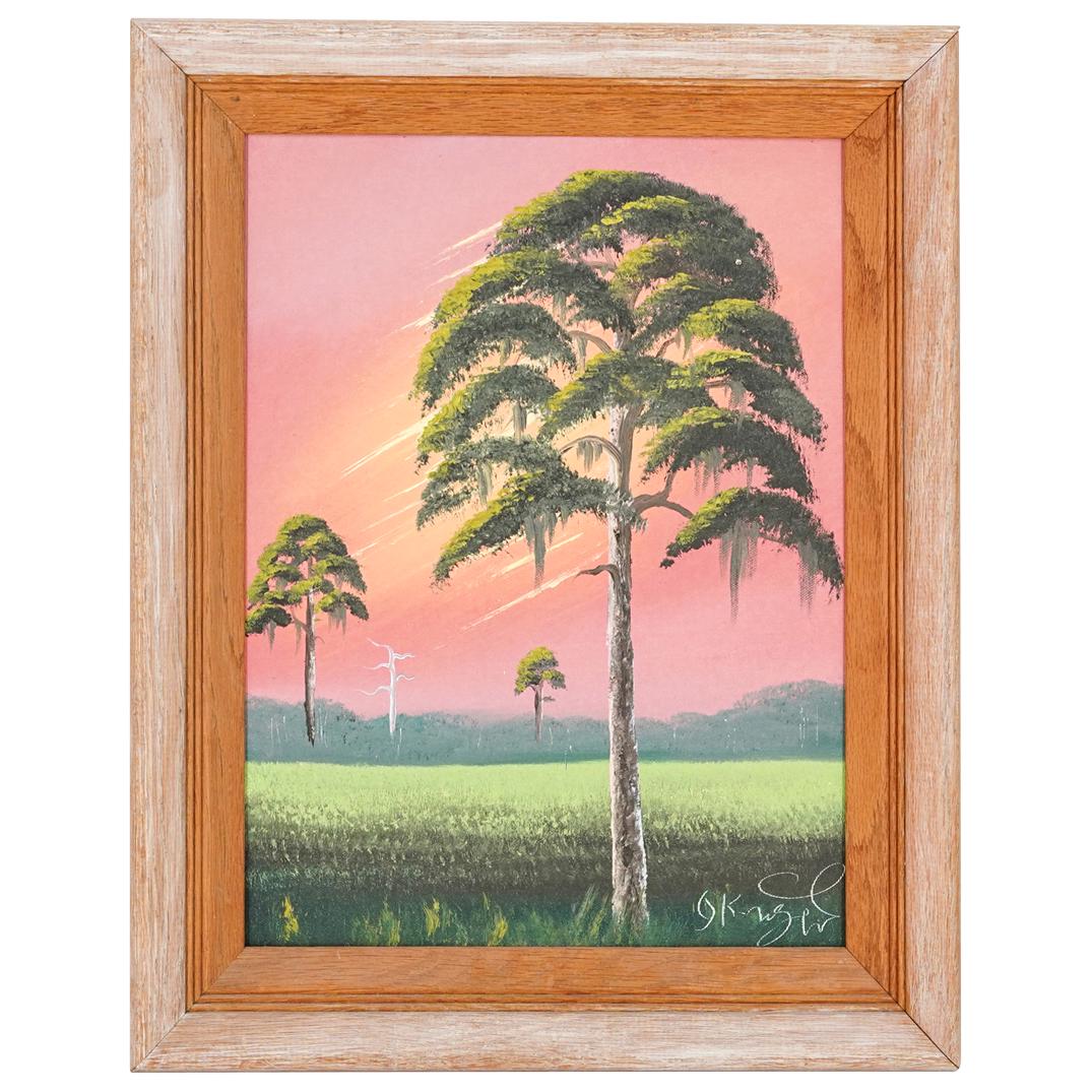 Isaac Knight Florida Landscape Oil On Canvas (1 of 6)