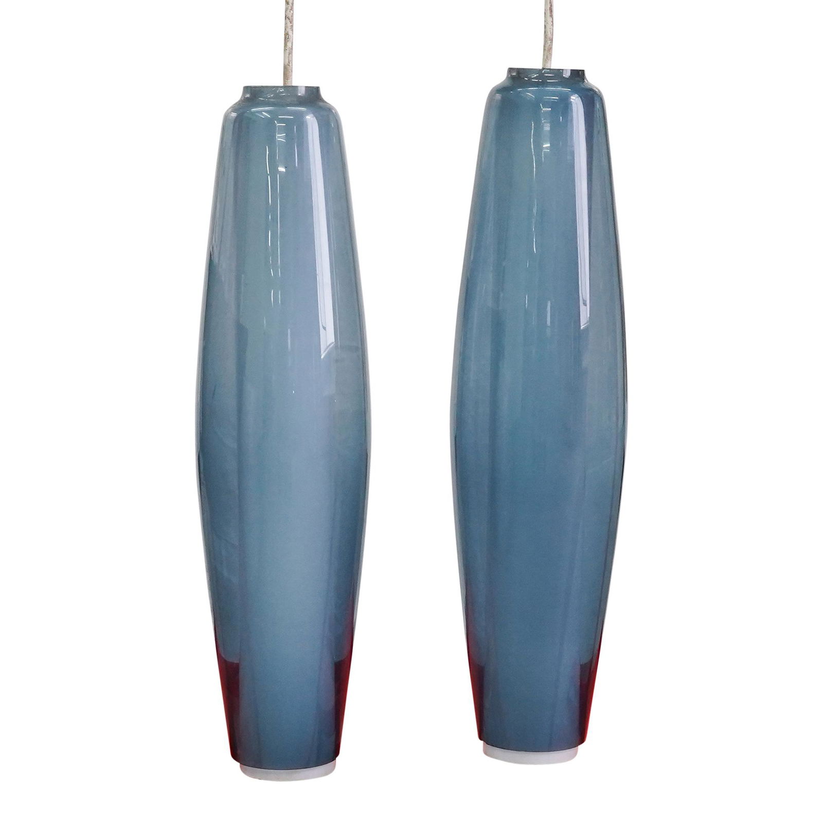 Murano Glass Style Double Pendant Light (1 of 5)