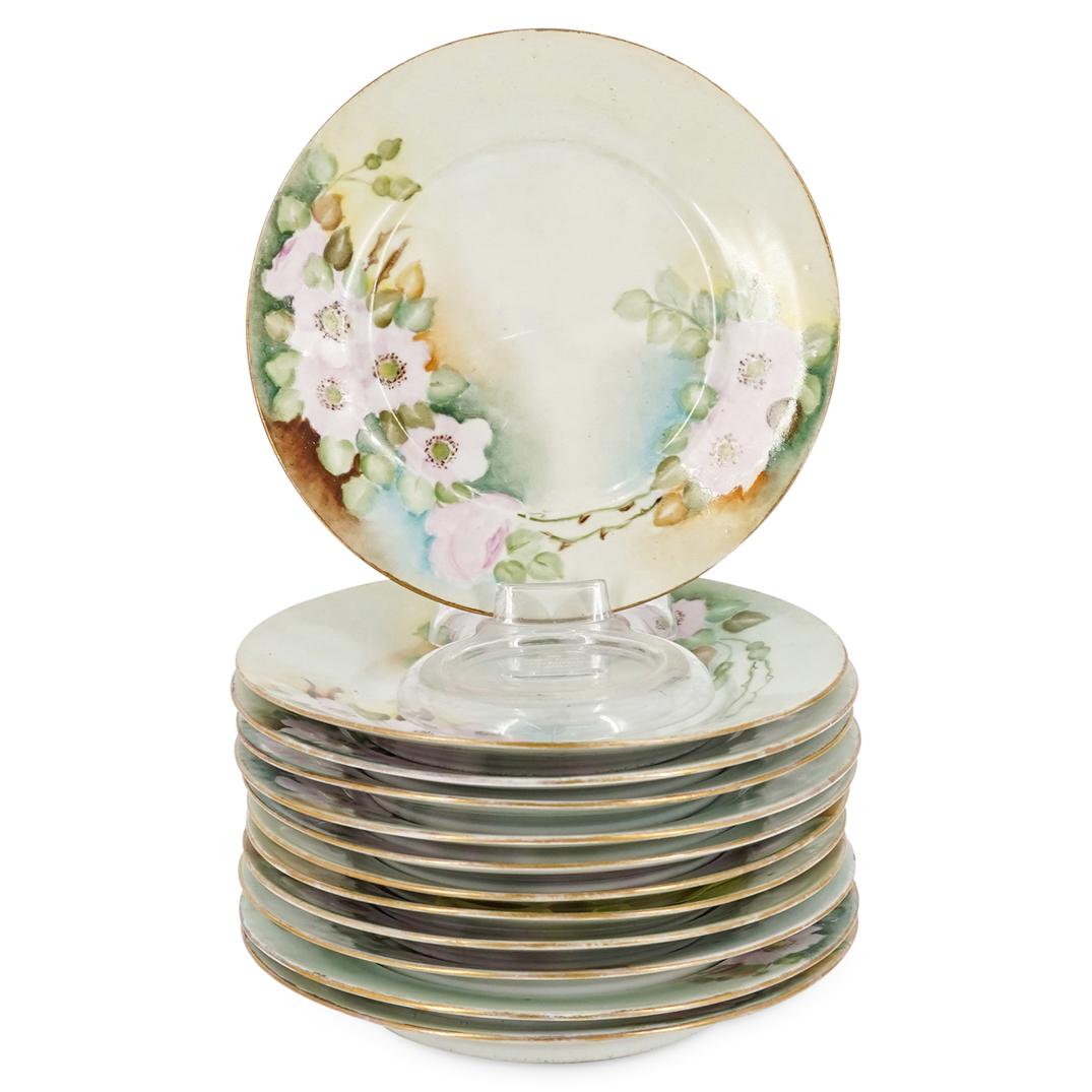 (12 Pc) MZ Austria A. Kochler Signed Porcelain Dessert (1 of 3)