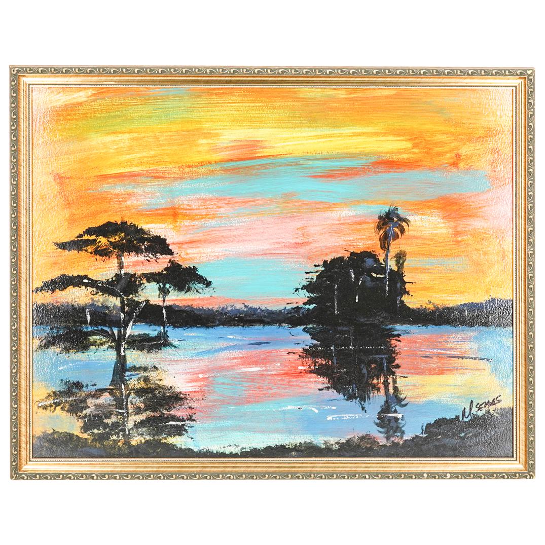 Michael Sears Highwaymen Oil On Board Painting (1 of 6)