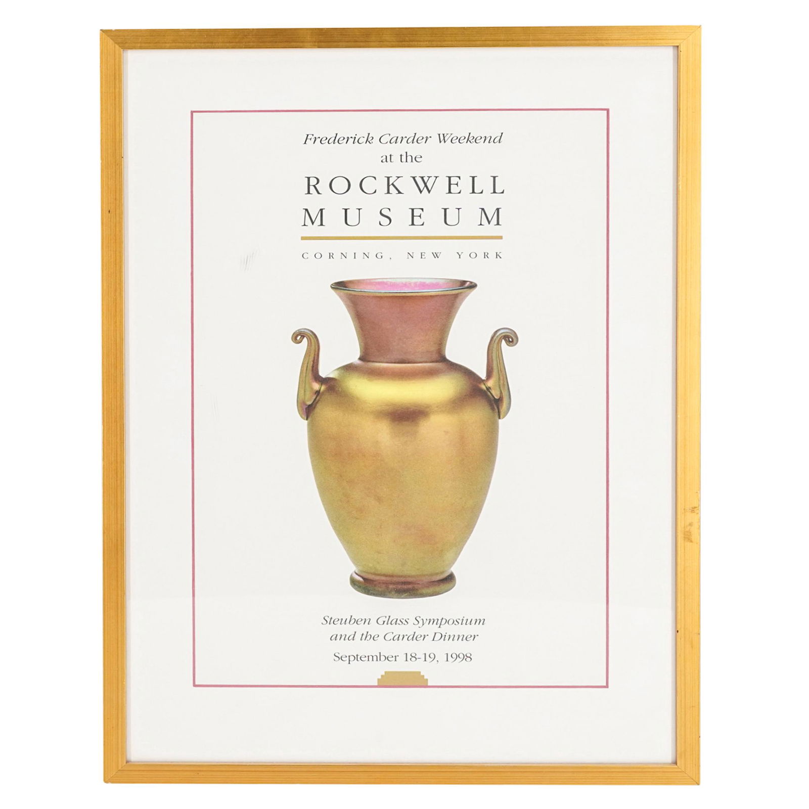 Frederick Carder At The Rockwell Museum Exhibit Poster (1 of 5)