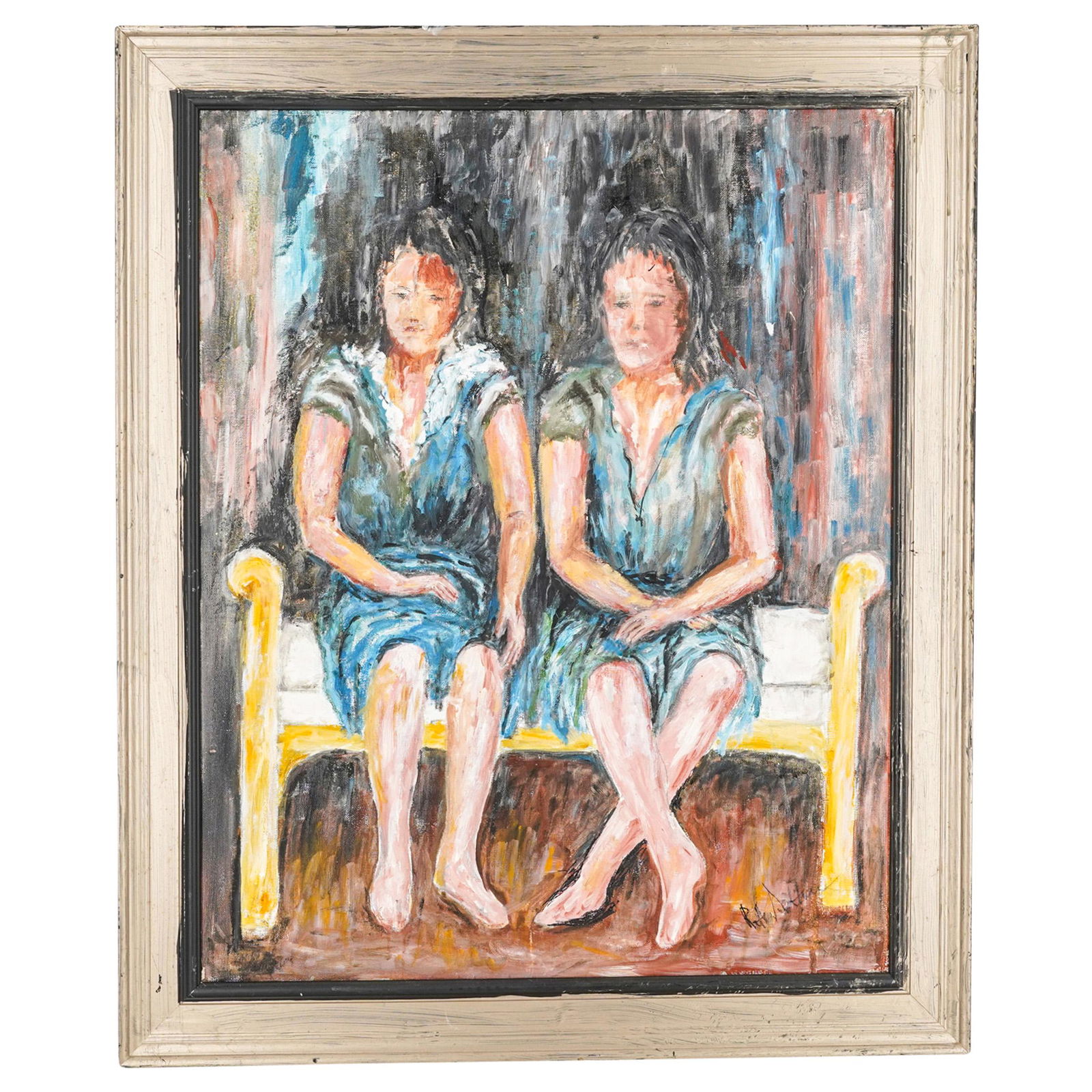 Modern Expressionist Painting On Canvas (1 of 4)