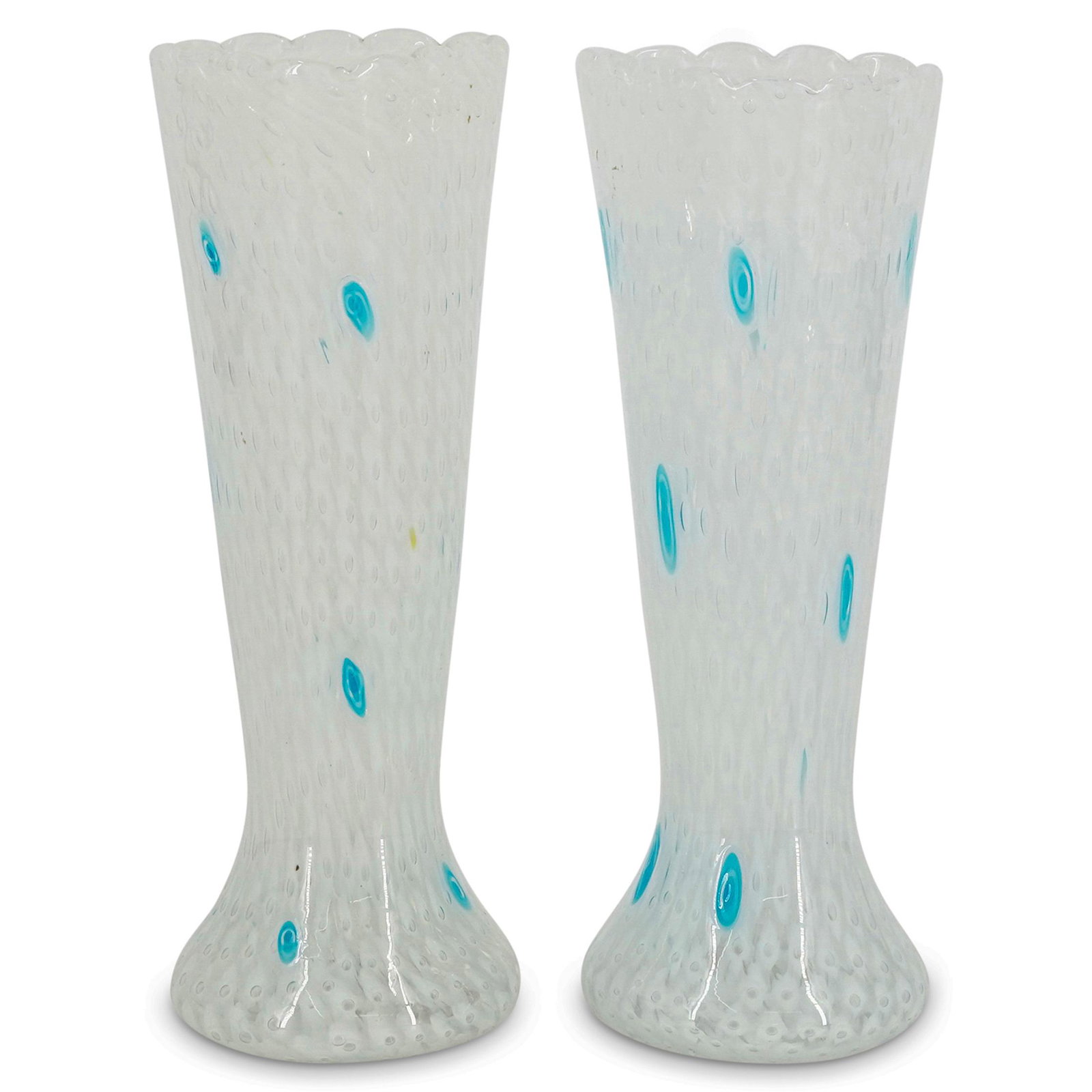 (2 Pc) Murano Fratelli Toso Art Glass (1 of 6)