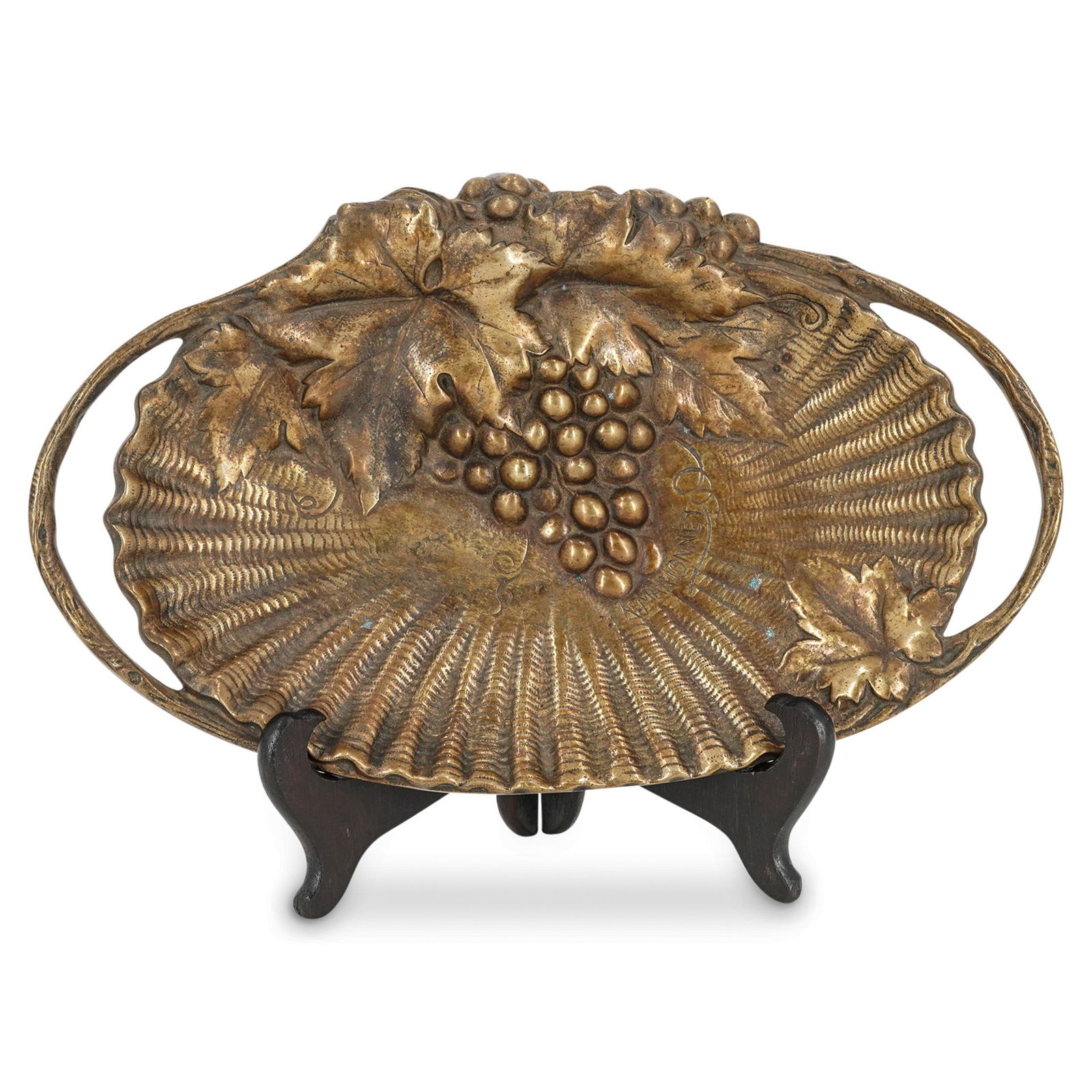 Albert Marionette Art Nouveau Bronze Tray (1 of 6)